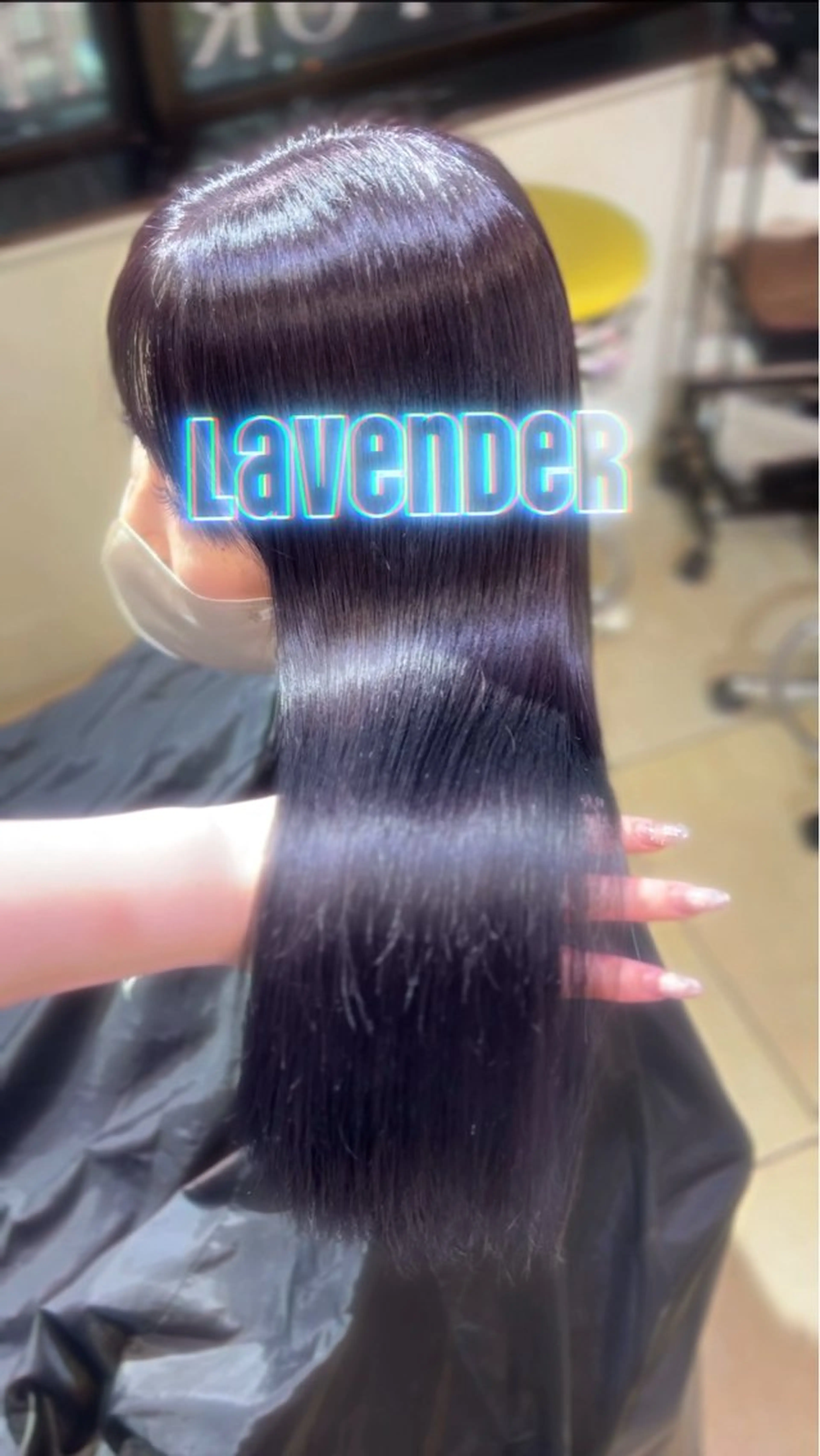 セミロング カット ヘアカラー トリートメント 海外ガール🎀新宿 MOMOKA🍑のヘアスタイル