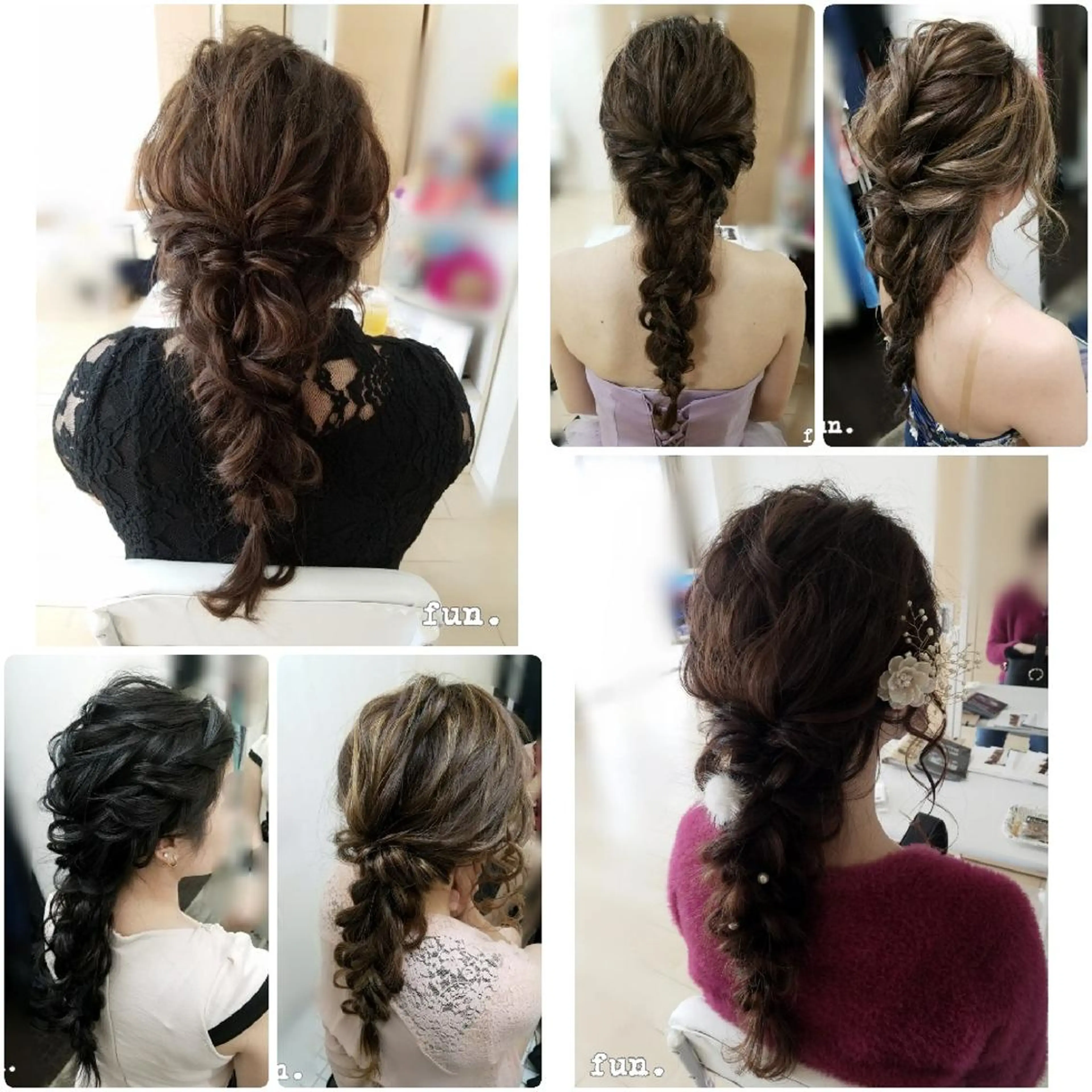 セミロング ヘアアレンジ fun./ヘアセット /エクステ/着付のその他イメージ