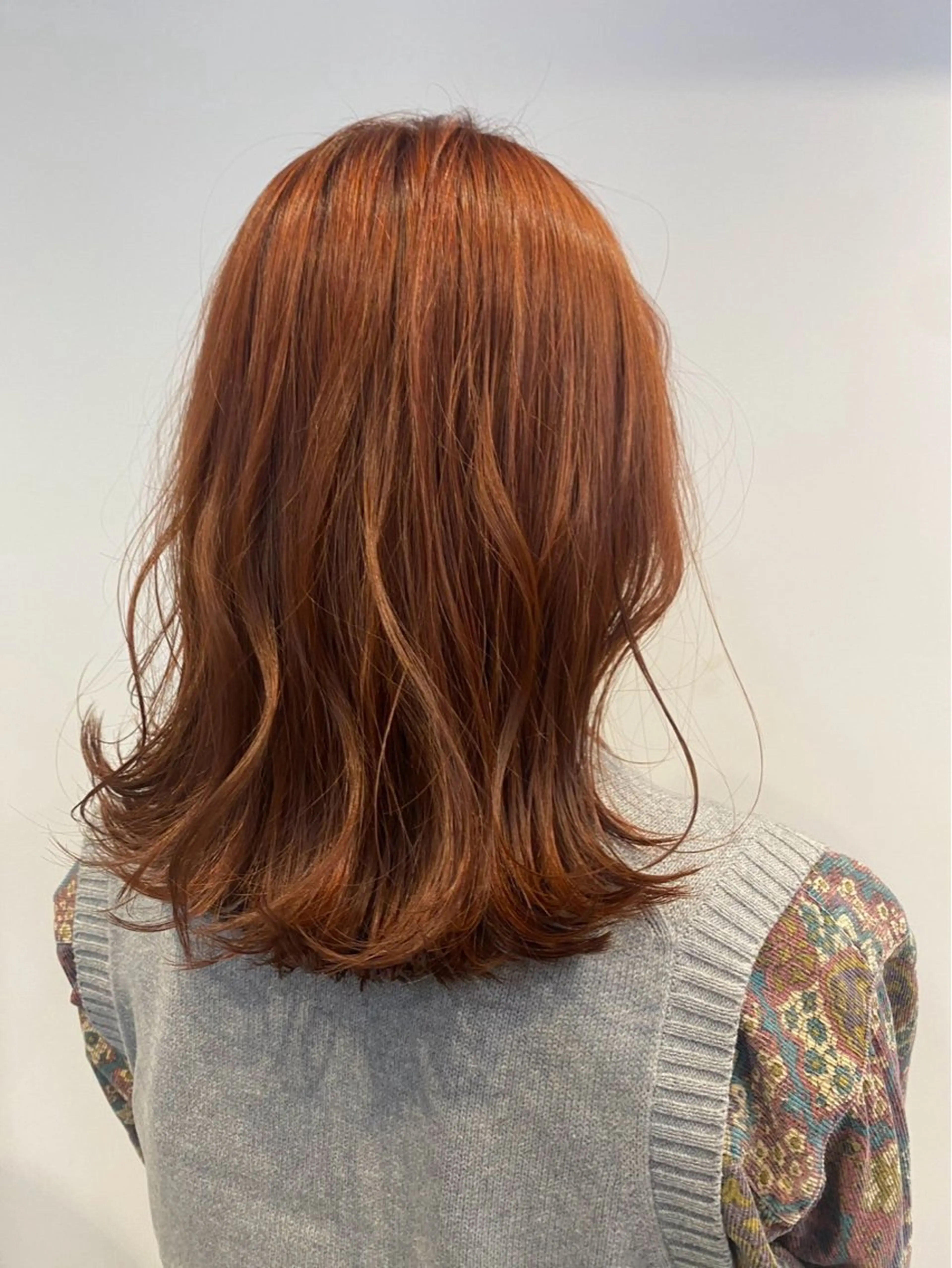 ミディアム カラー ヘアカラー inoue hのヘアスタイル