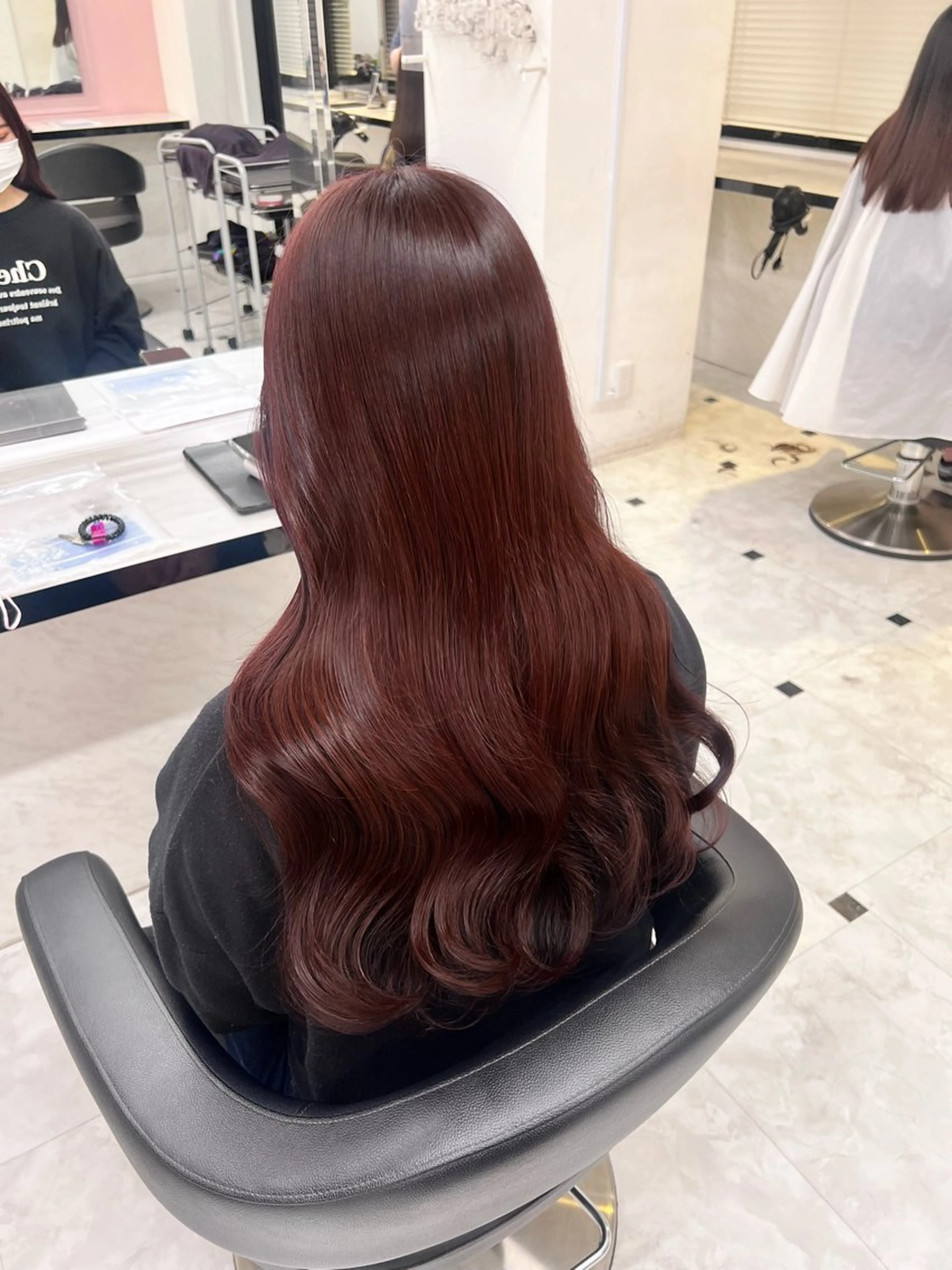 ミディアム カラー ヘアアレンジ ヘアカラー トリートメント ヘッドスパ ヘアセット 💕上野美容師☁ ブリーチ💖サワのヘアスタイル