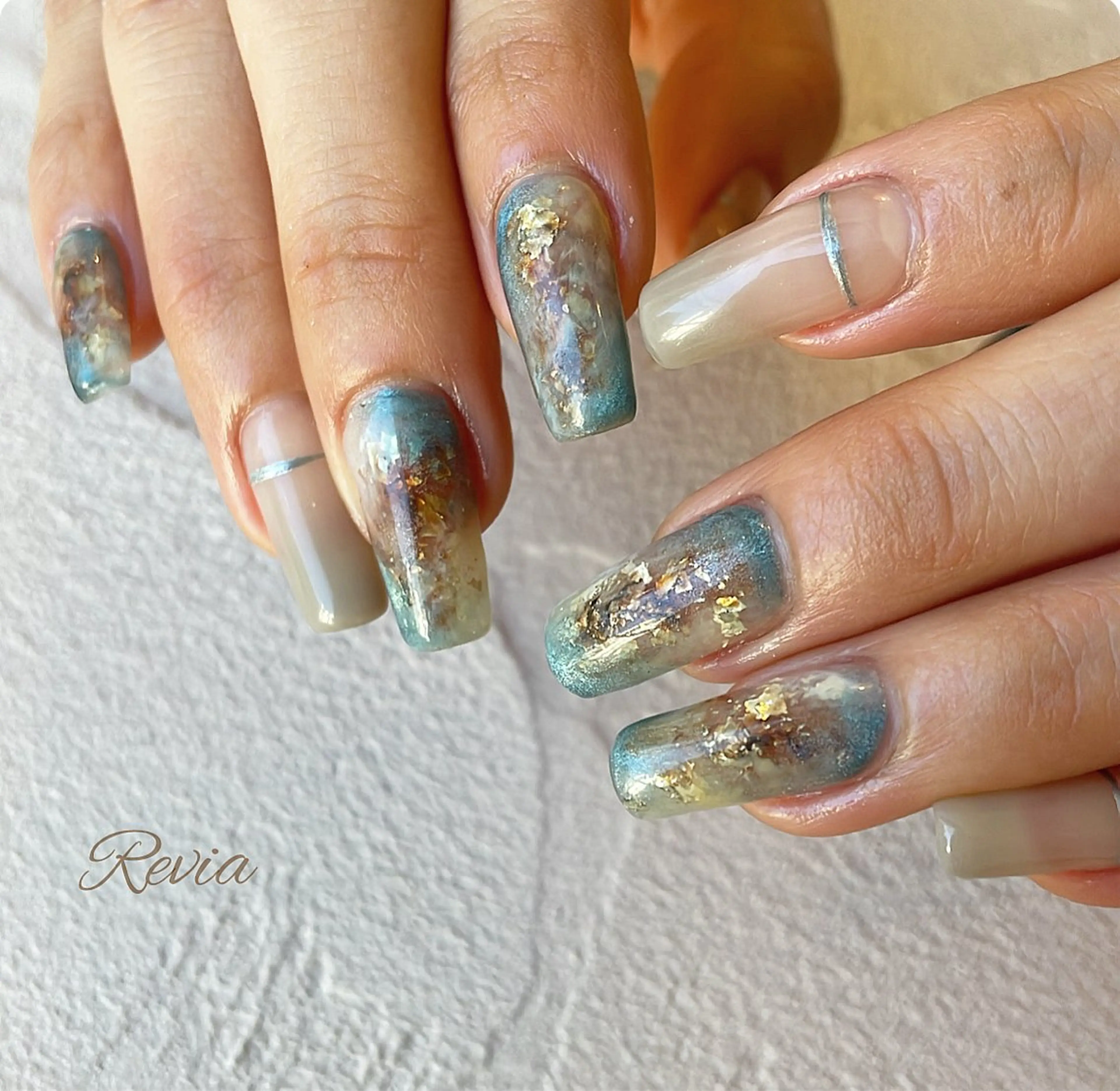 ネイル ハンドネイル revia所属・ERI Nailistのネイルデザイン