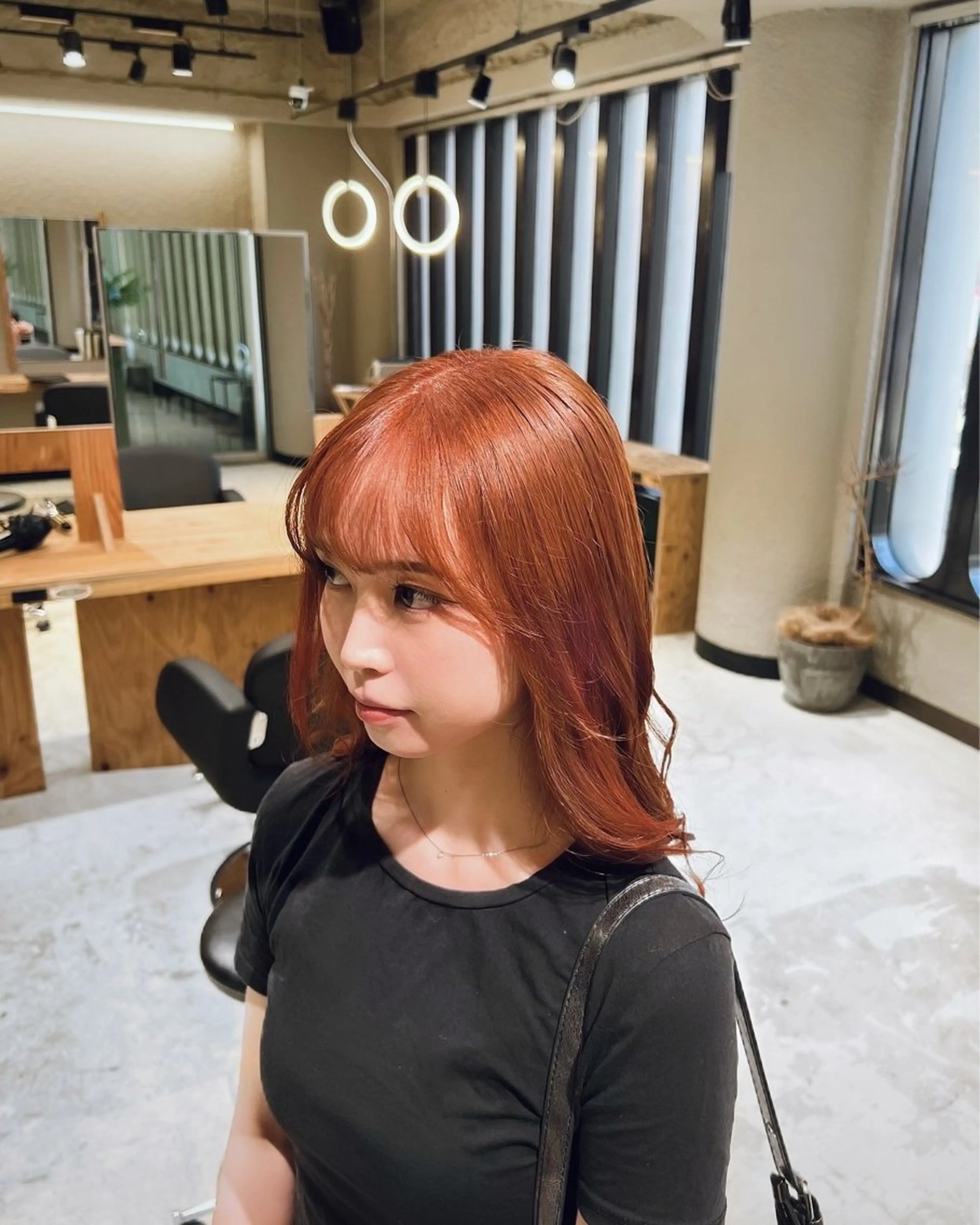ロング カラー 💖難波レイヤー カット💖ツバサのヘアスタイル