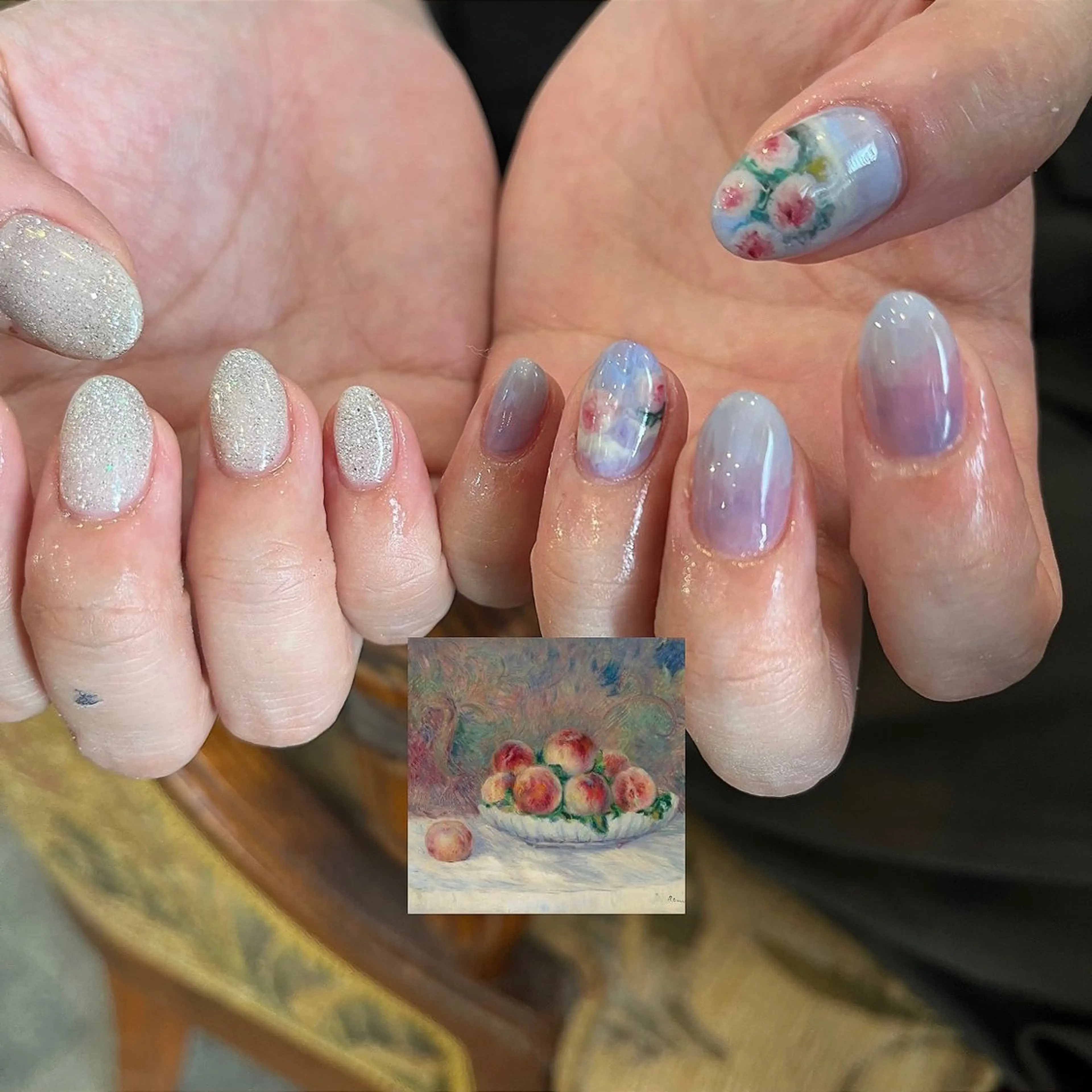 ネイル ハンドネイル Trico Antique所属・岩本 杏のネイルデザイン