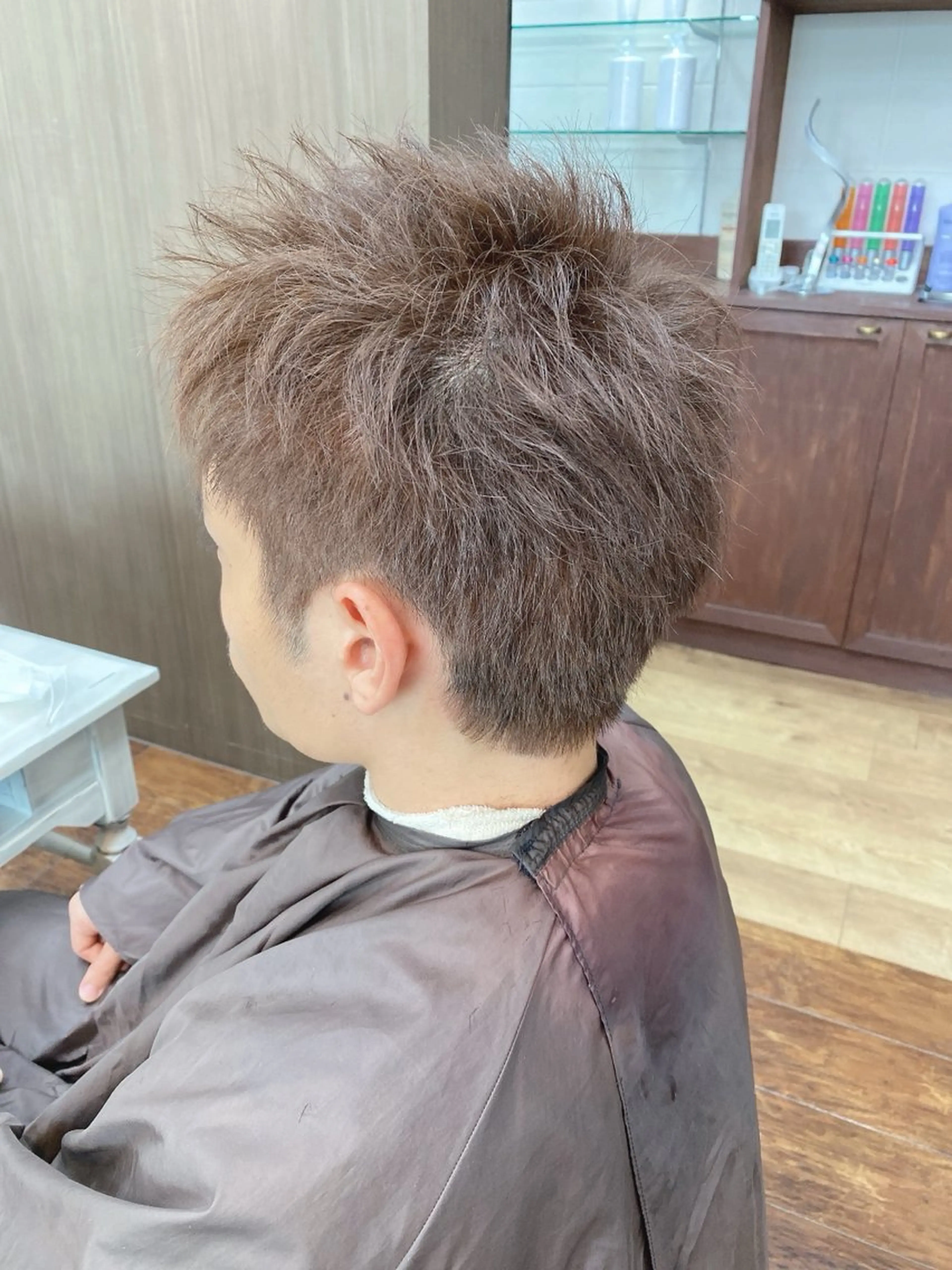 メンズ カット 細川武琉 Aqua limeのヘアスタイル