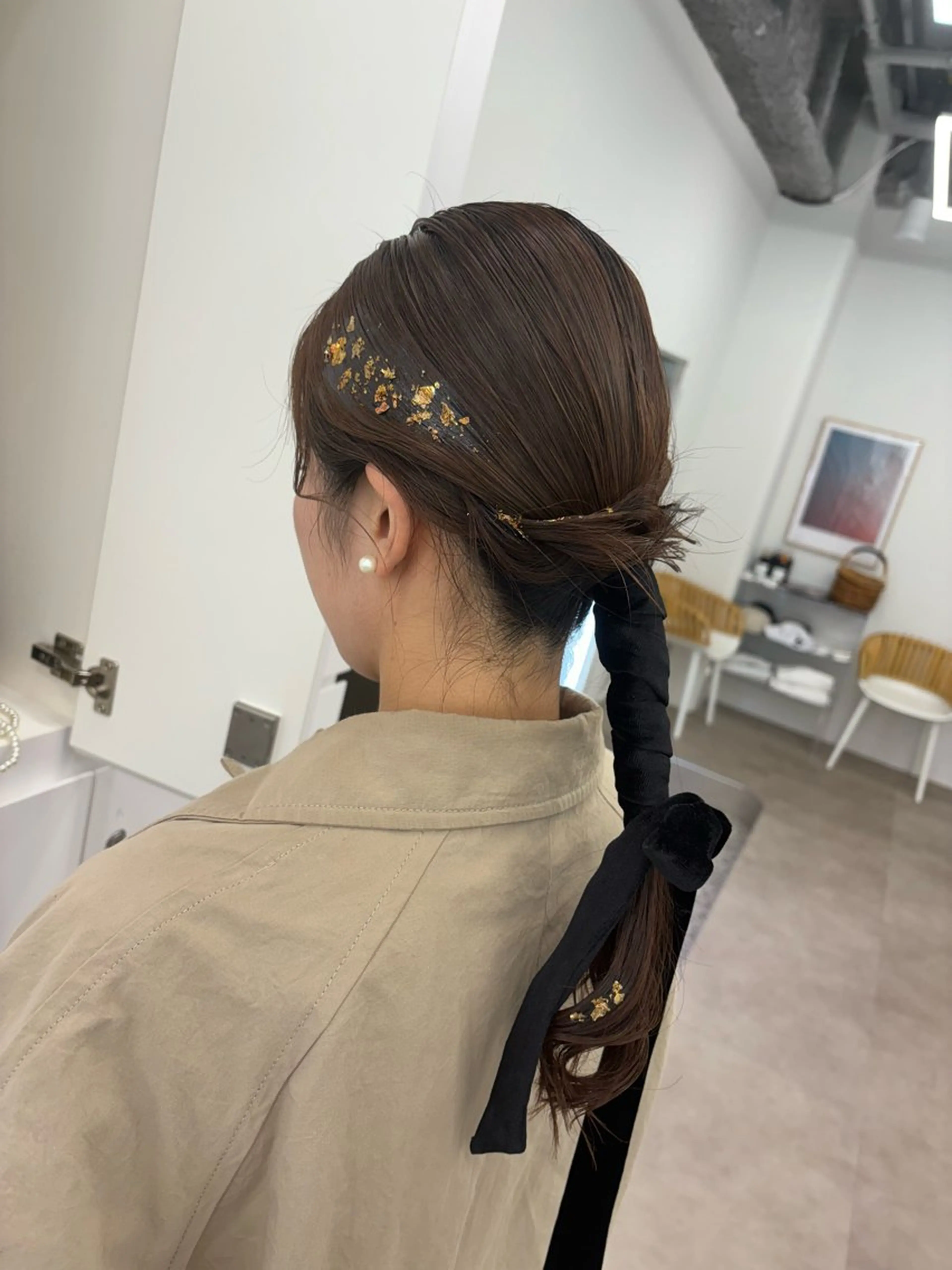 セミロング ヘアセット Rin🔔/ボブ/ 透明感カラー🤎のヘアスタイル