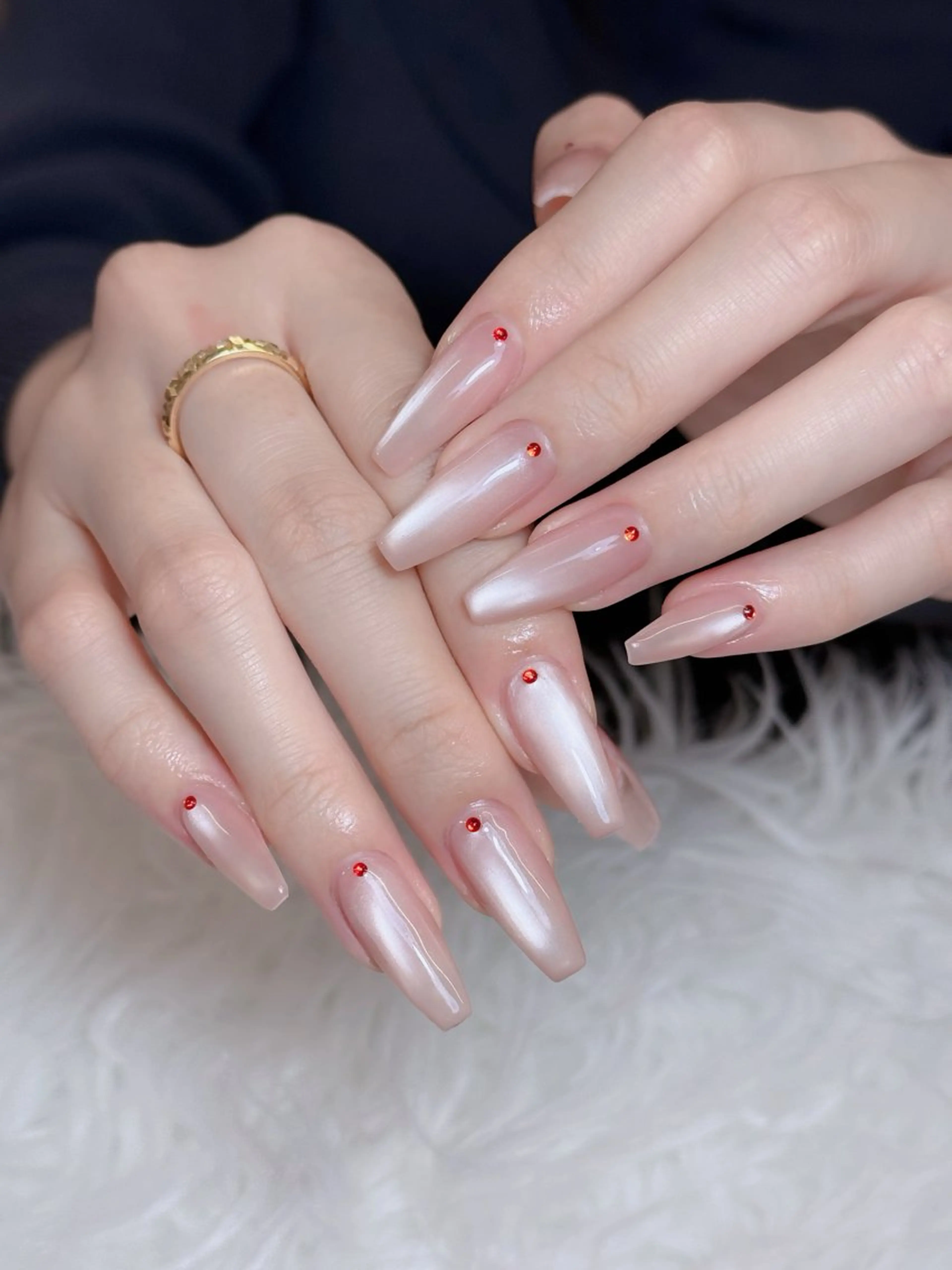 ネイル オーロラネイル チークネイル フットネイル フレンチネイル ハロウィン ハンドネイル Lumi Nail 新大久保3‘のネイルデザイン