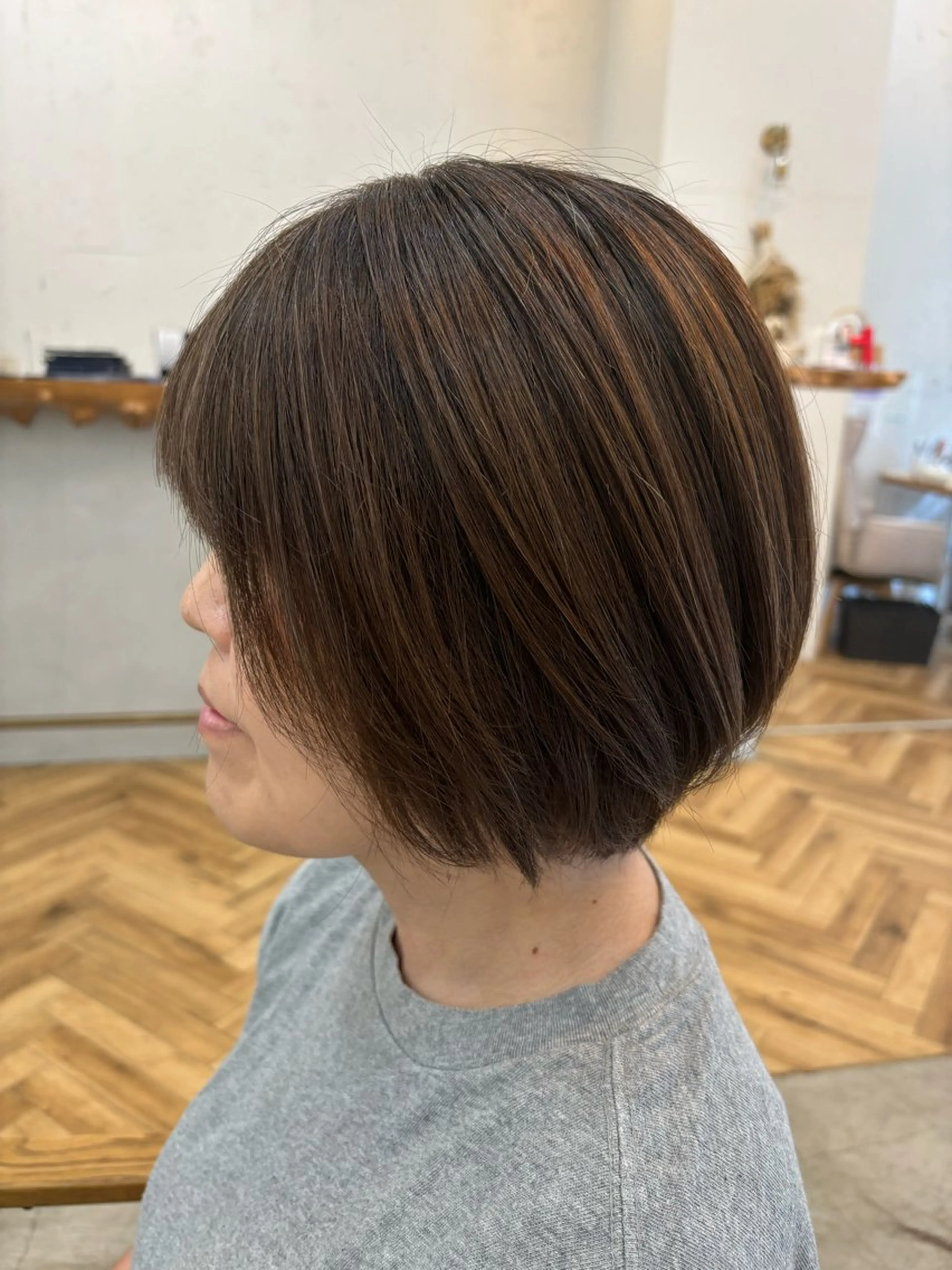 ショート ROMMY.所属・大木 華のヘアスタイル