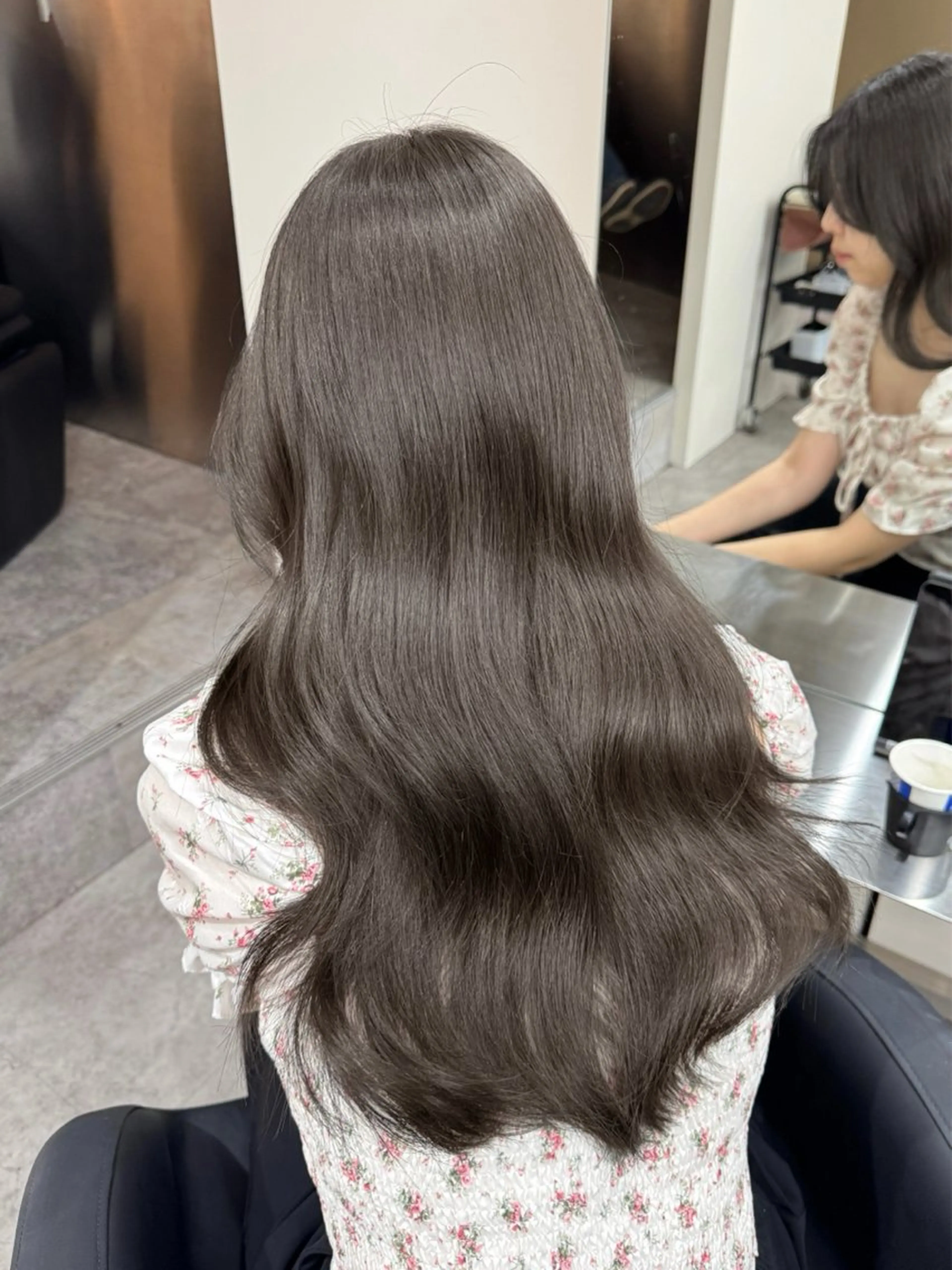 🎀人気No.3【盛れる顔まわり＋カット＋透明感アディクシーカラー＋ミルボン3step】✨#韓国の写真