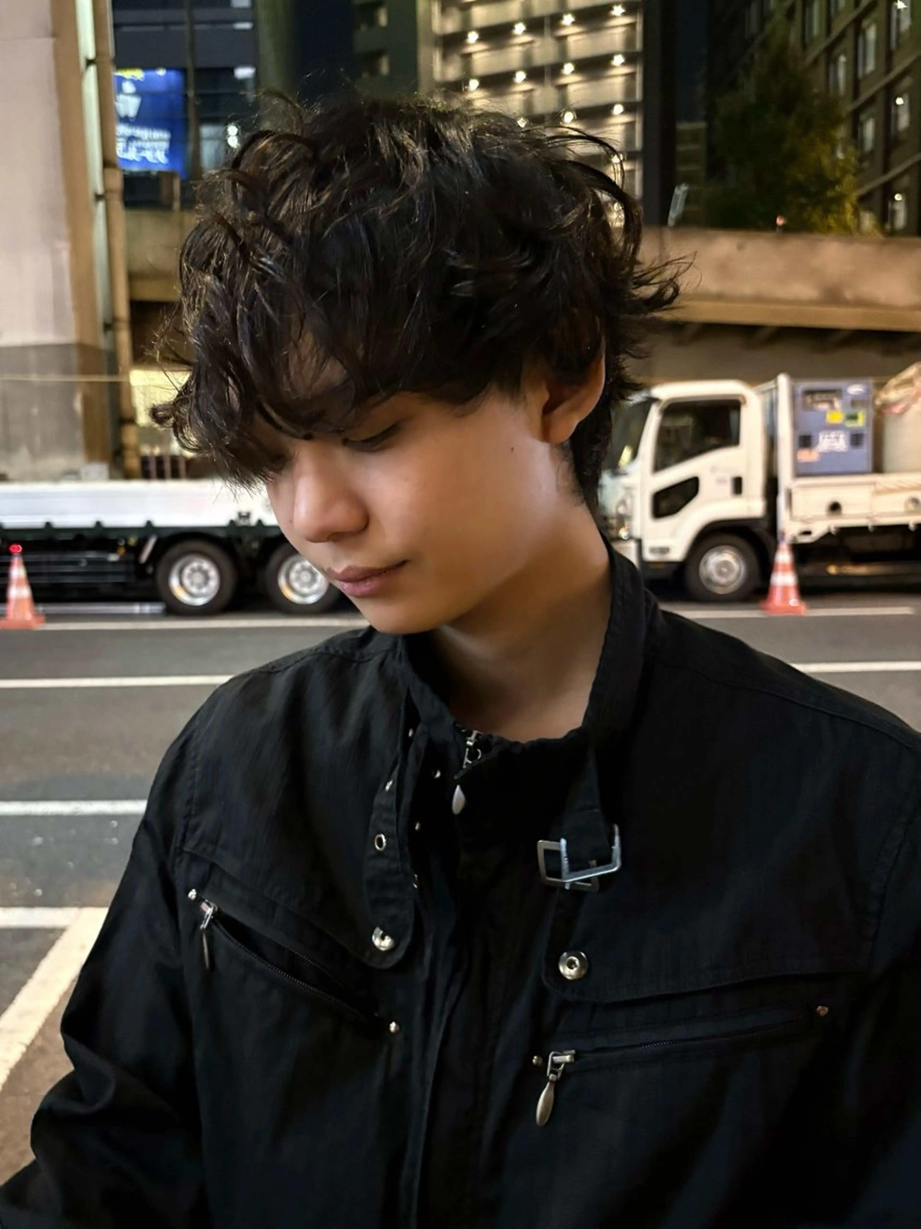 ショート くせ毛 内村 太陽のヘアスタイル