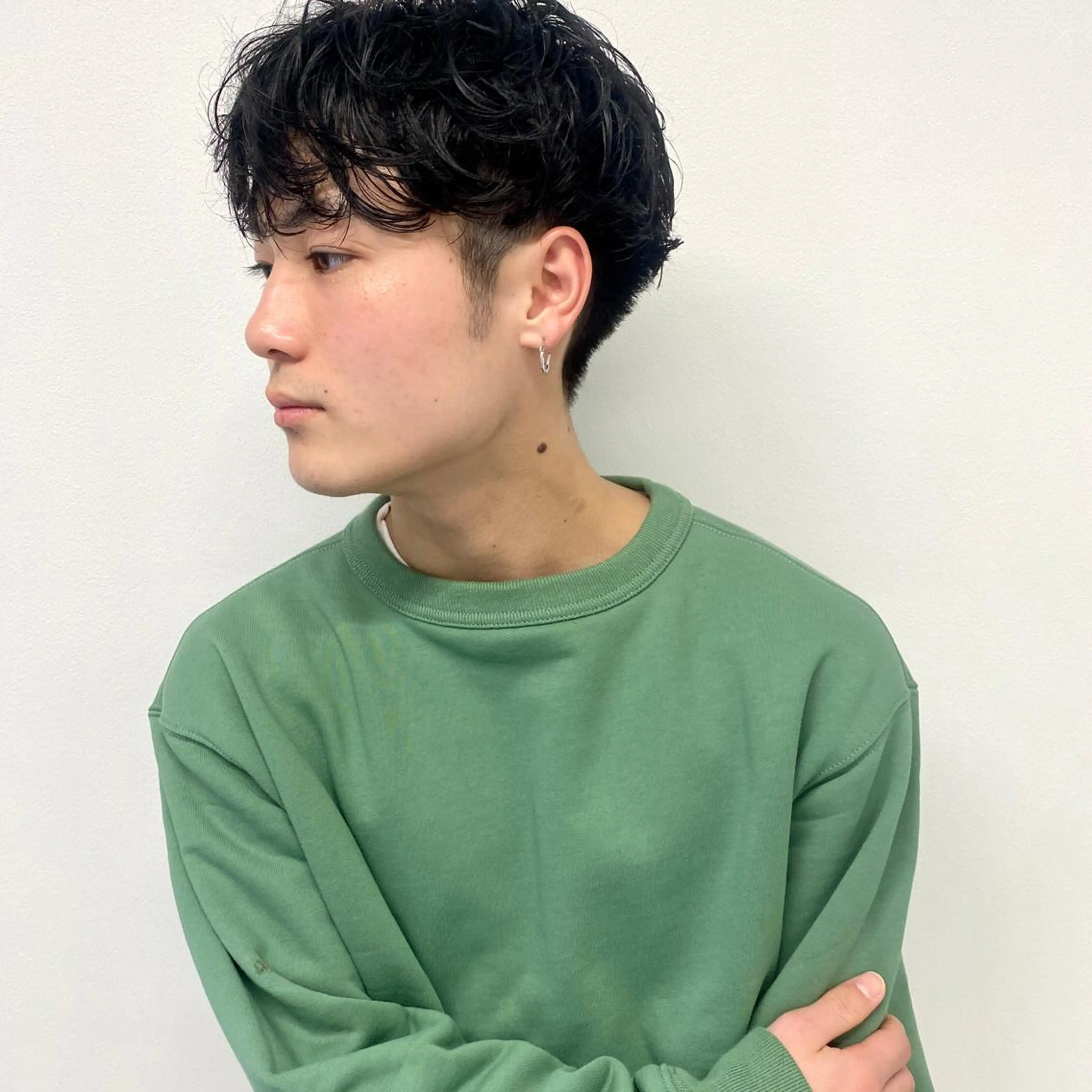 パーマ メンズ カット パーマ 永野 正芳のヘアスタイル