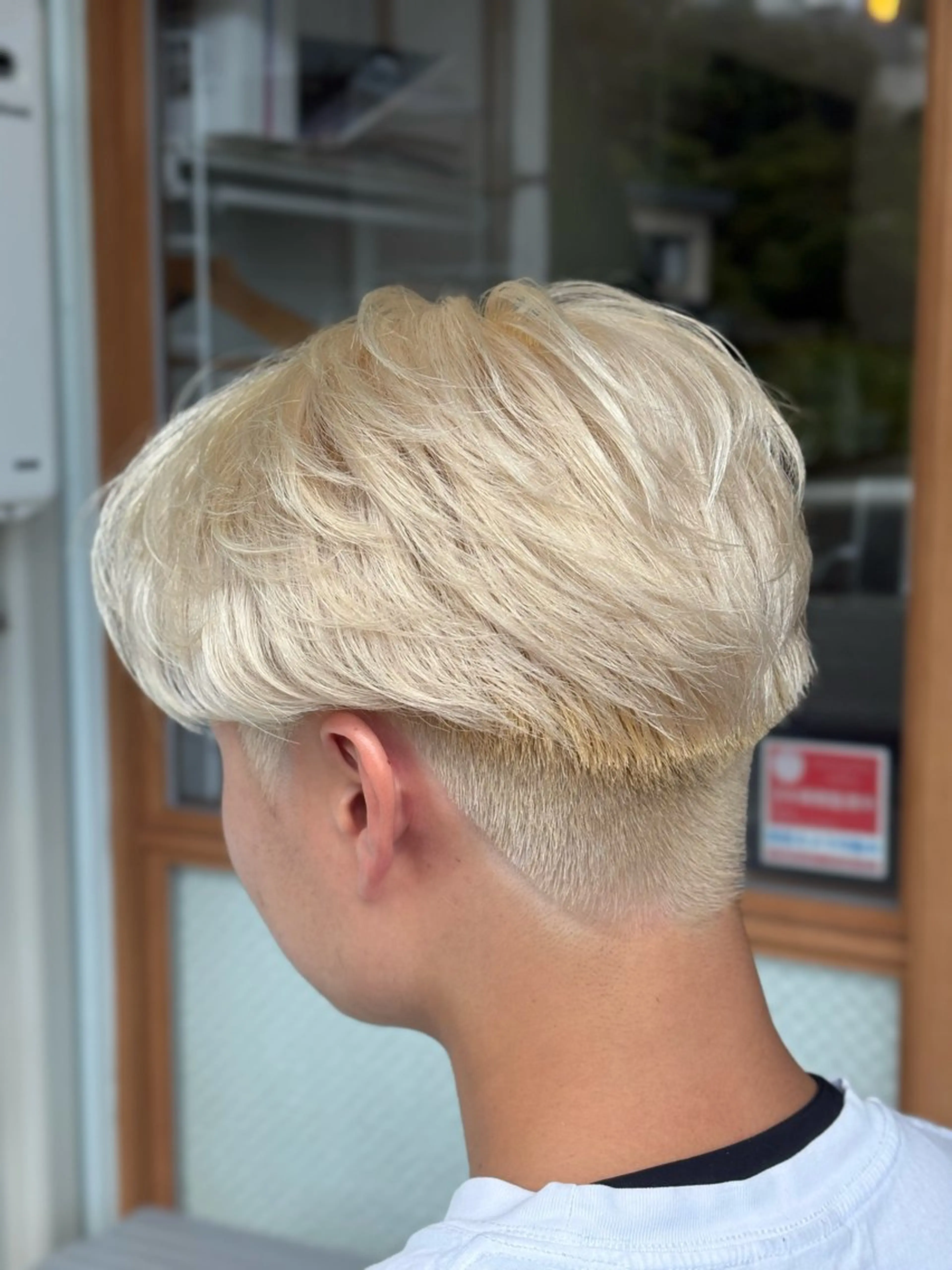 カラー メンズ ベージュカラー ホワイトベージュ ヘアカラー Snalyメンズ特化 スエハラのヘアスタイル