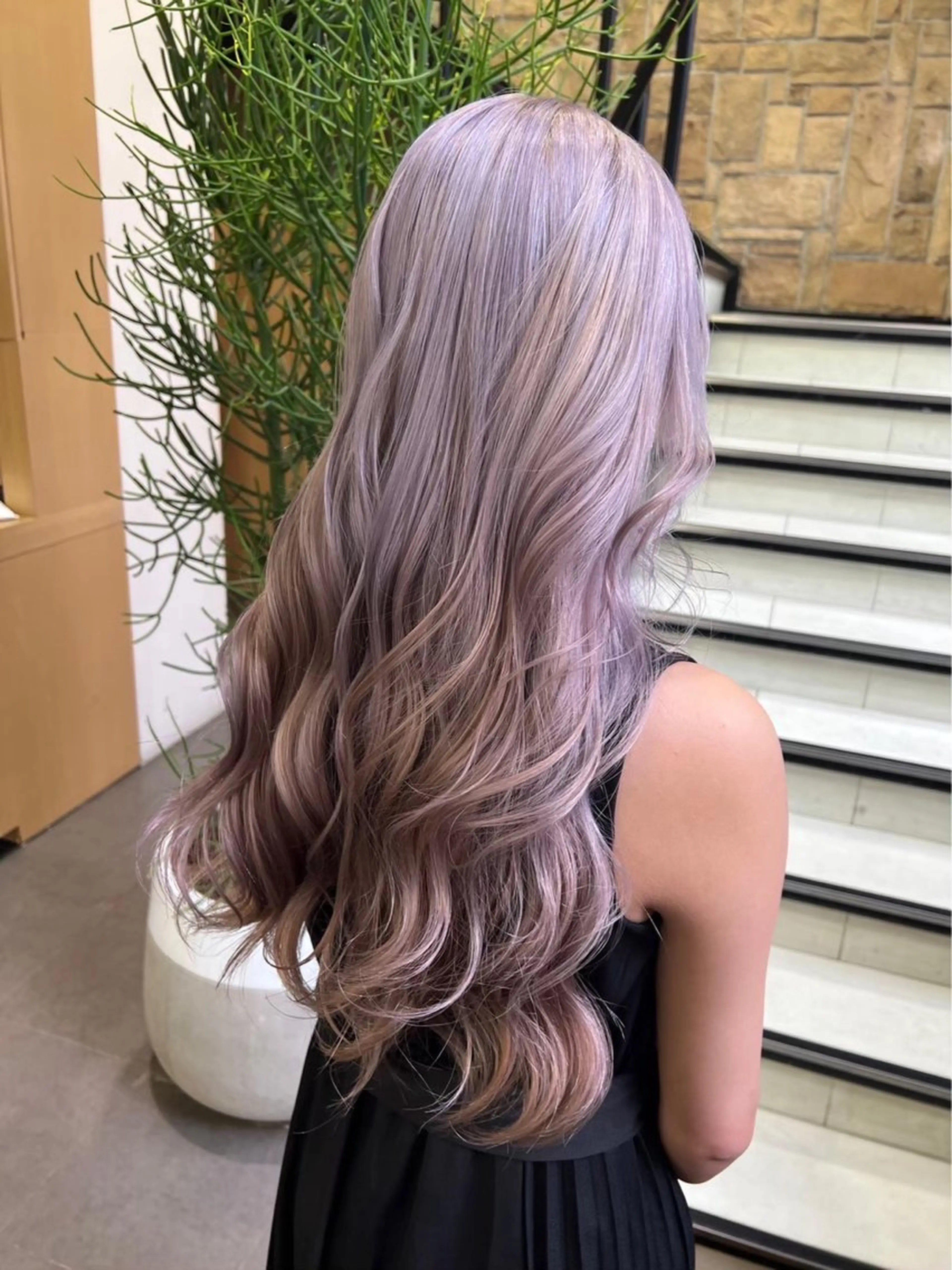 ロング カラー ヘアカラー トリートメント ヘッドスパ ヘアセット 🫧カット/パーマ /ネイル/かりん🫧のヘアスタイル