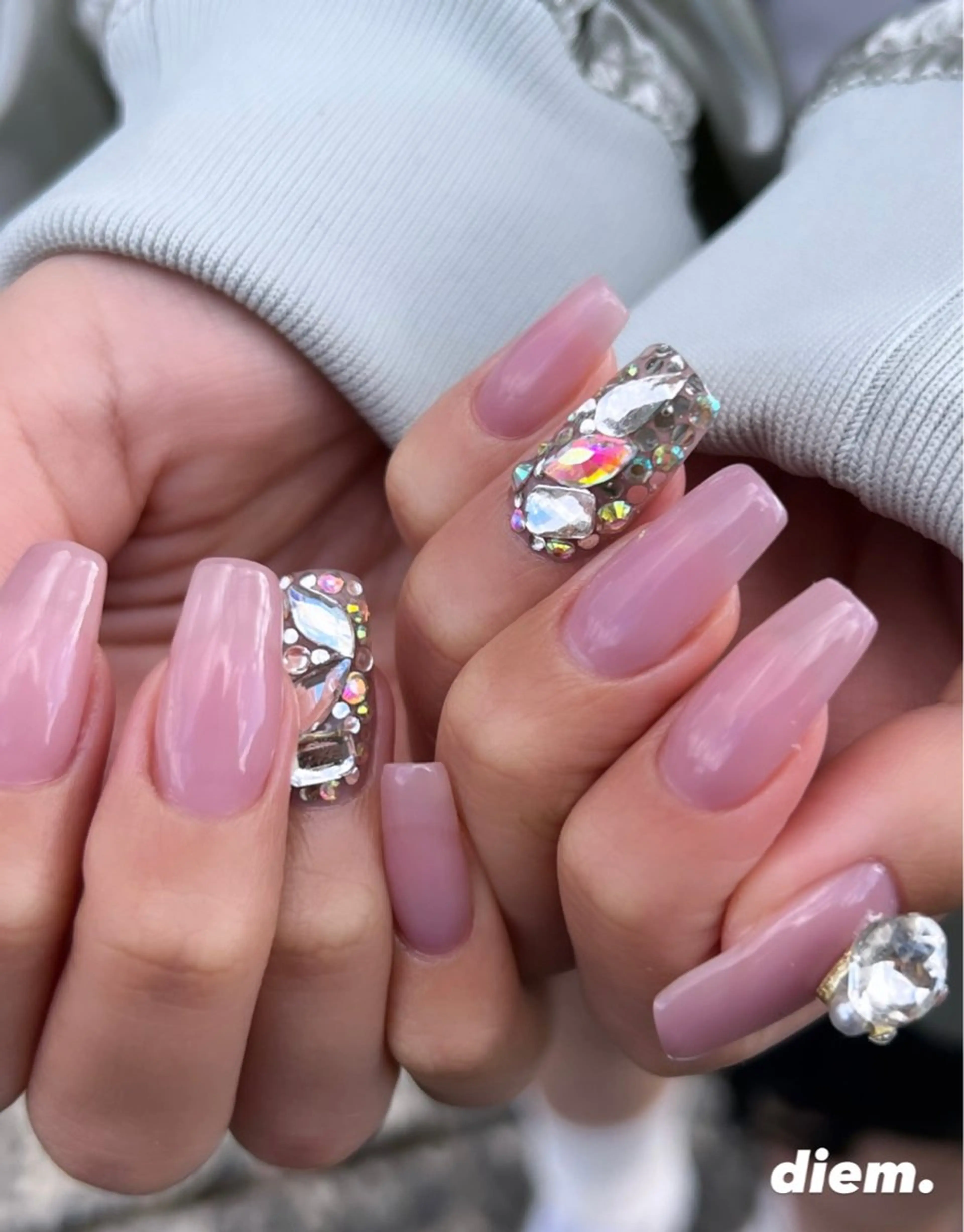 ネイル ワンカラーネイル diem. ✴︎chikaのネイルデザイン