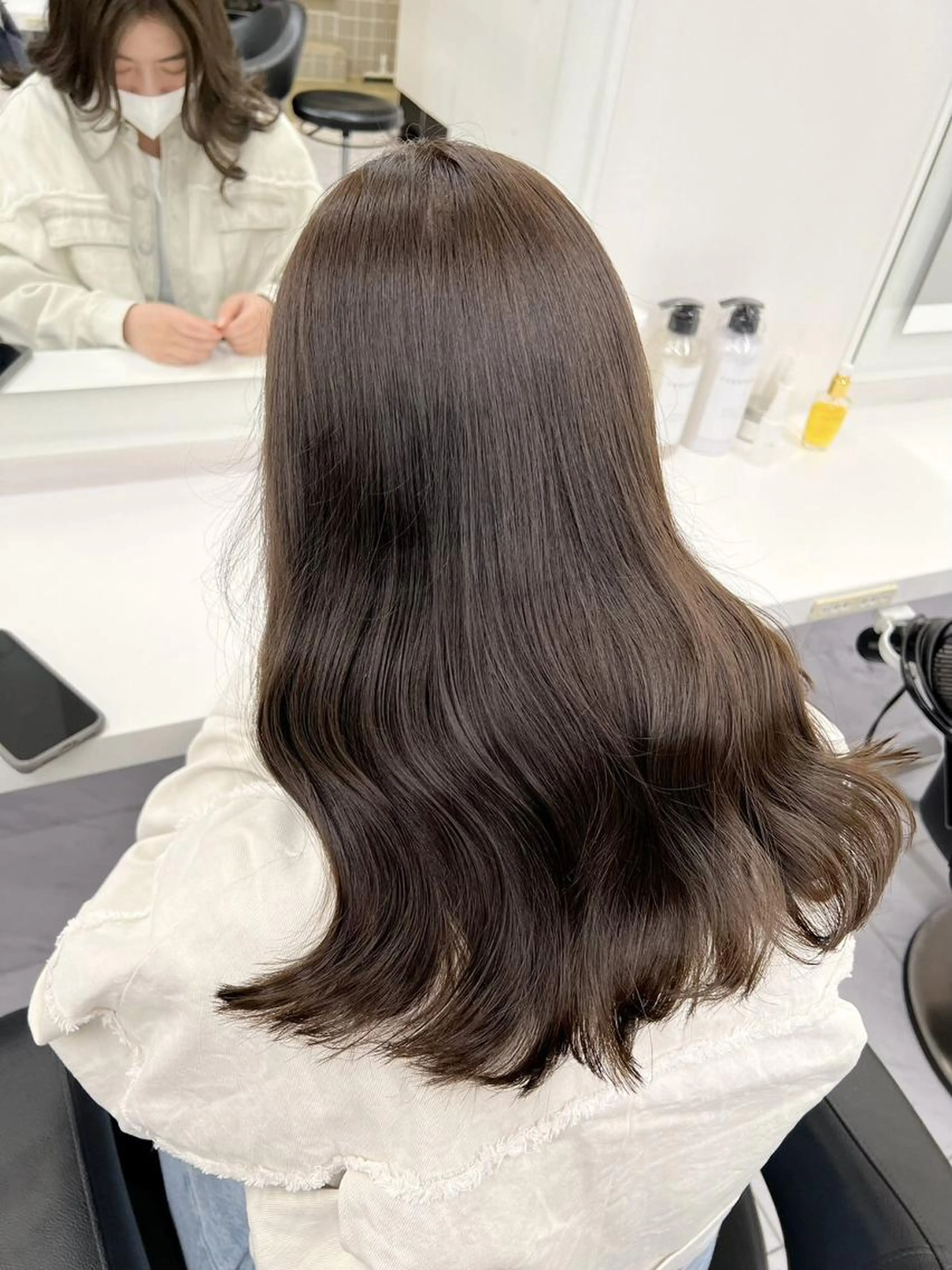 🪽カットモデル募集🪽レディースカット+韓国風ワンカラーの写真