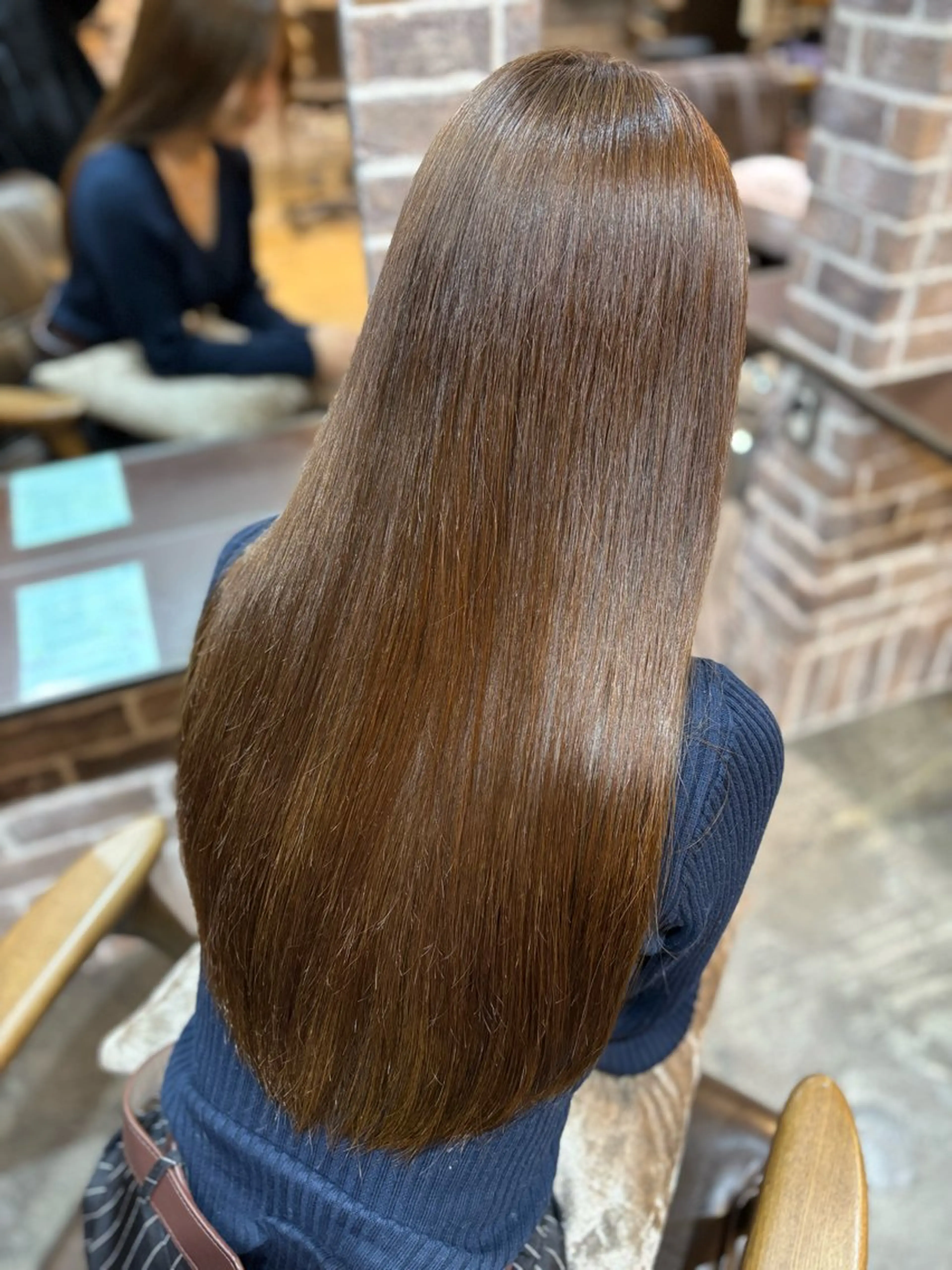 ロング カラー ベージュカラー オリーブベージュ ヘアカラー カラーモデル/ 川野秀真のヘアスタイル