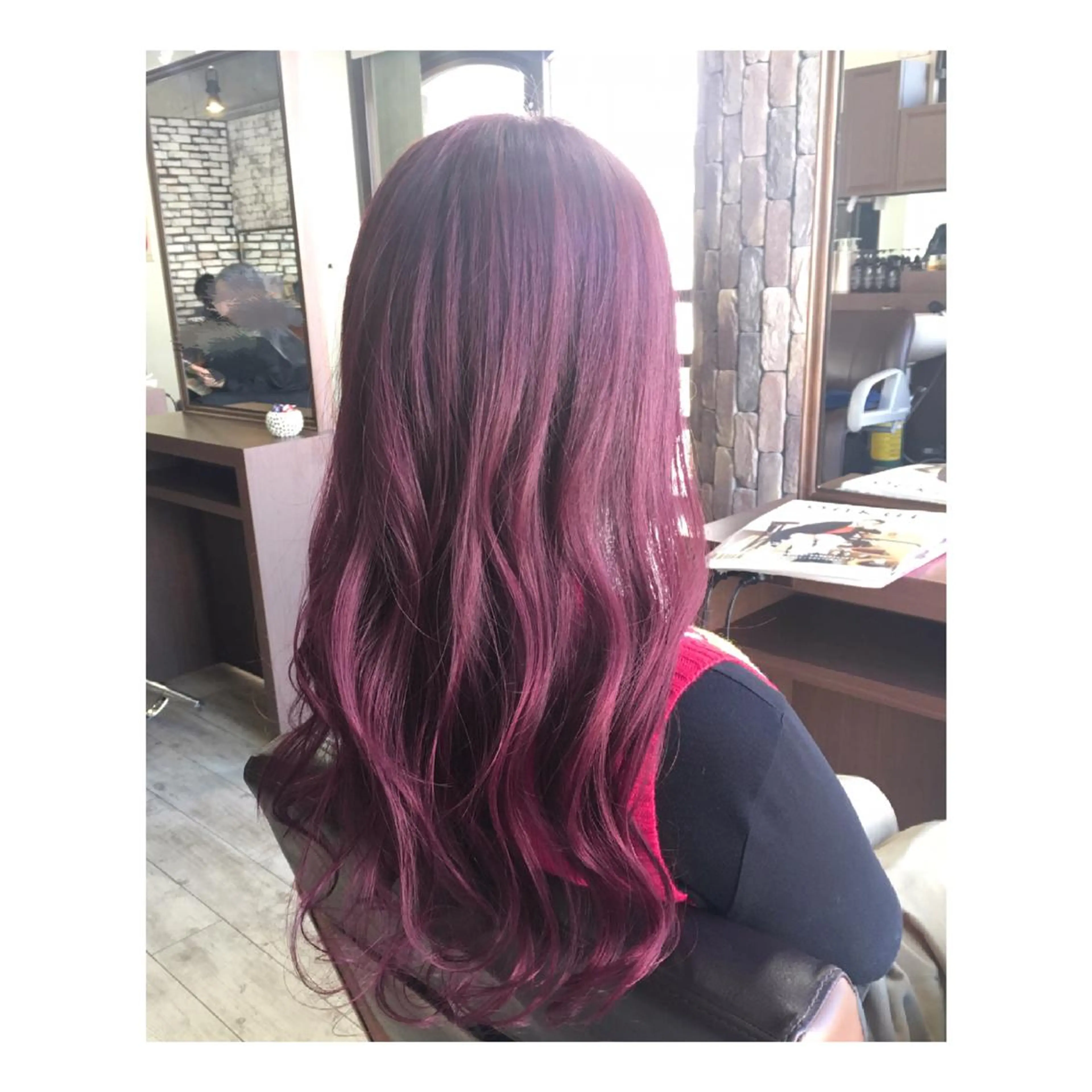 ショート ミディアム セミロング ロング カラー 韓国風ヘア 前濱 ノゾミのヘアスタイル