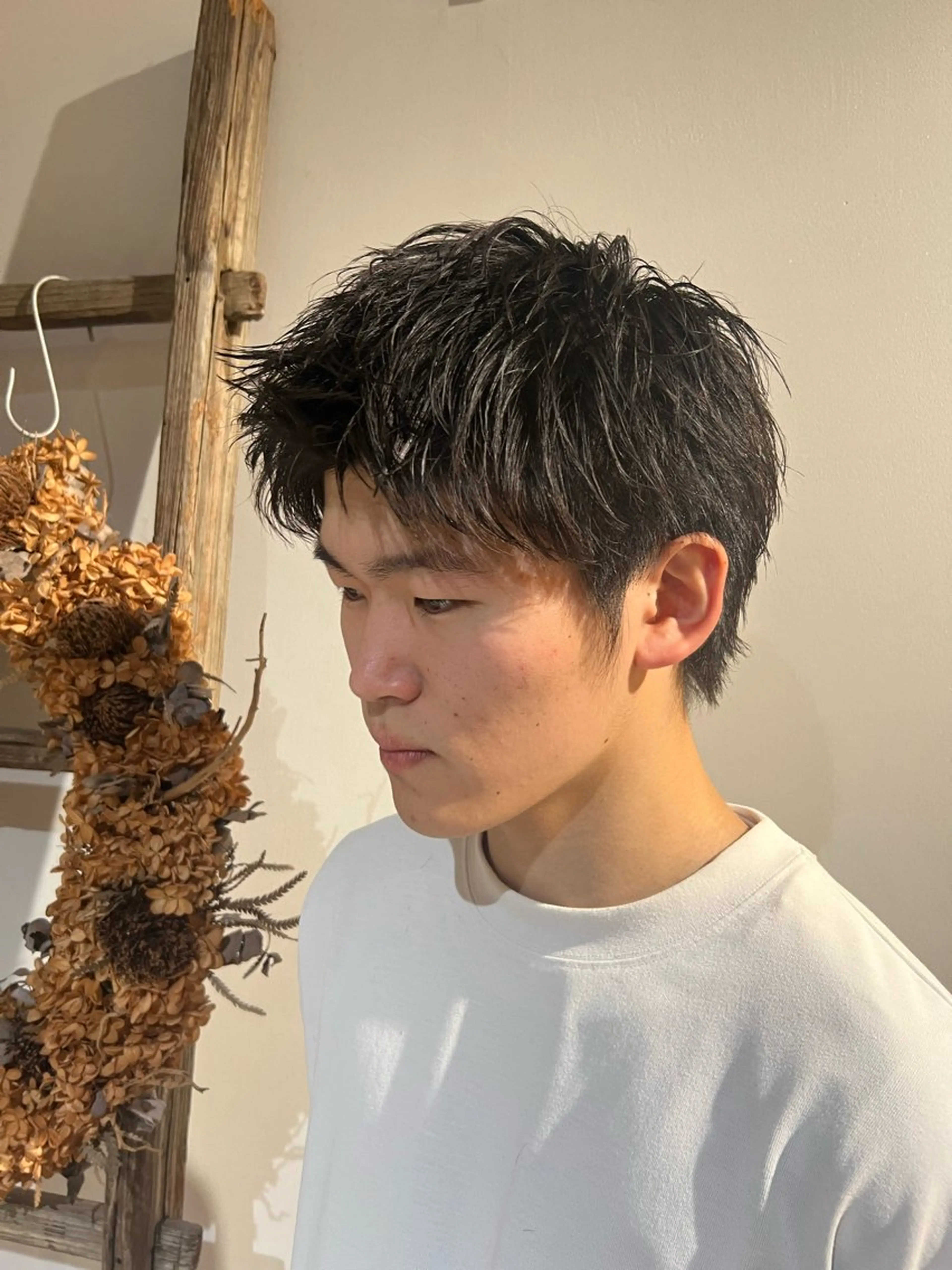 ショート メンズ フェードカット メンズパーマ ツーブロック 髪質改善 ✨メンズカット海老名 No.1/上田琉翔✨のヘアスタイル