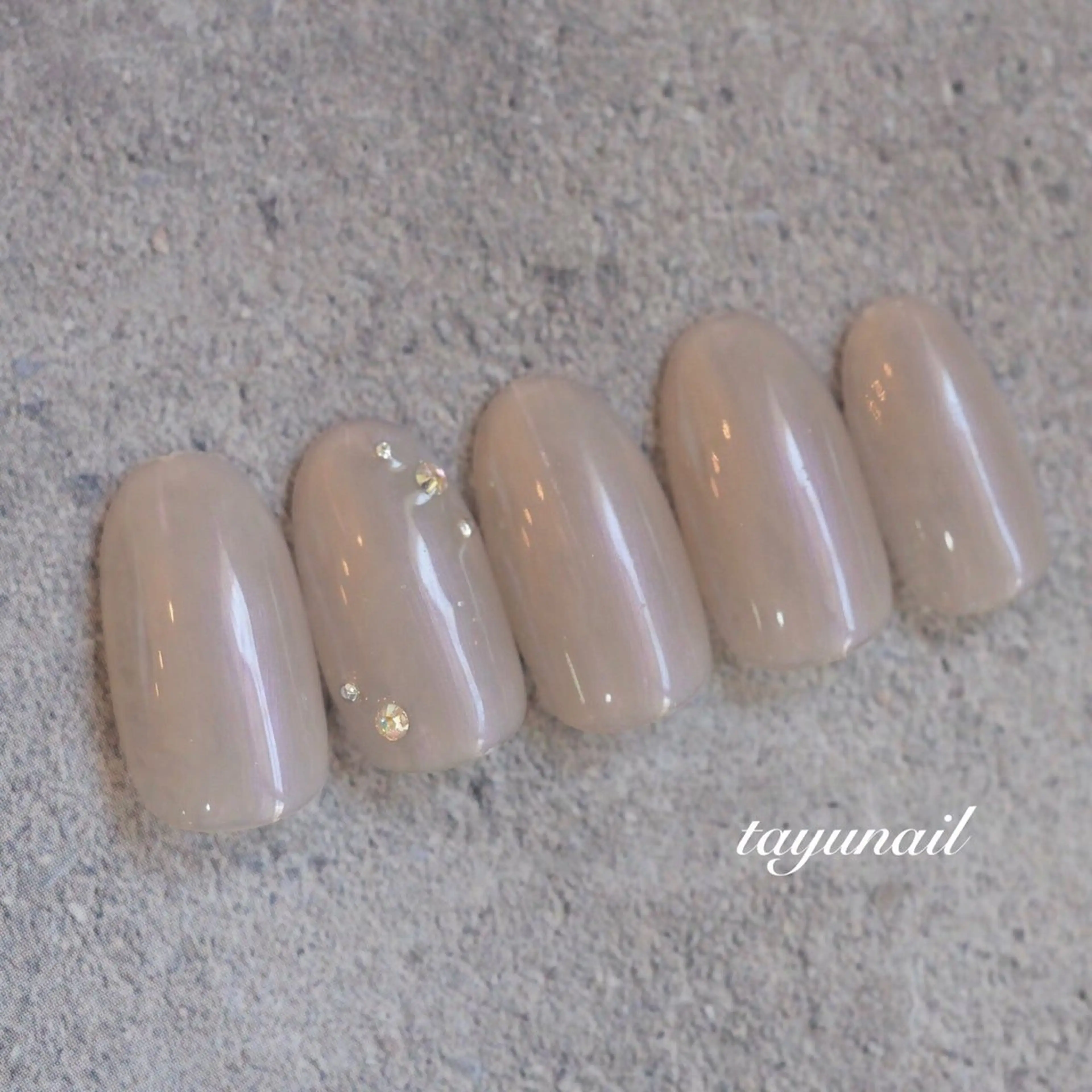 ネイル アートネイル ジェルネイル パラジェル シンプルネイル 春ネイル ハンドネイル ネイルサロン・ネイルスクール たゆnail所属・ネイルサロン 【たゆnail】のネイルデザイン