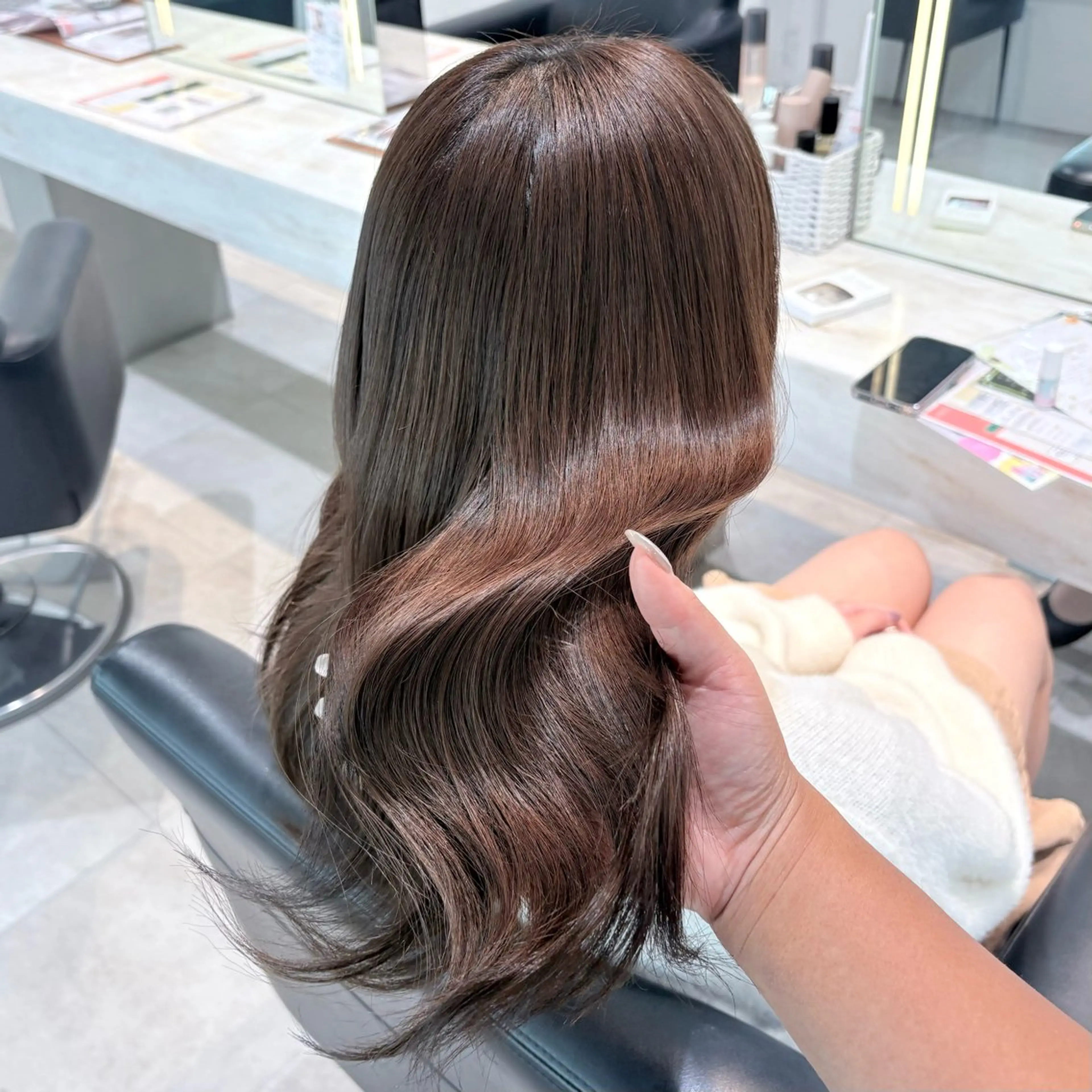 ロング カラー ヘアカラー トリートメント 艶髪/柔らかカラー /アレンジ🪞あまにのヘアスタイル