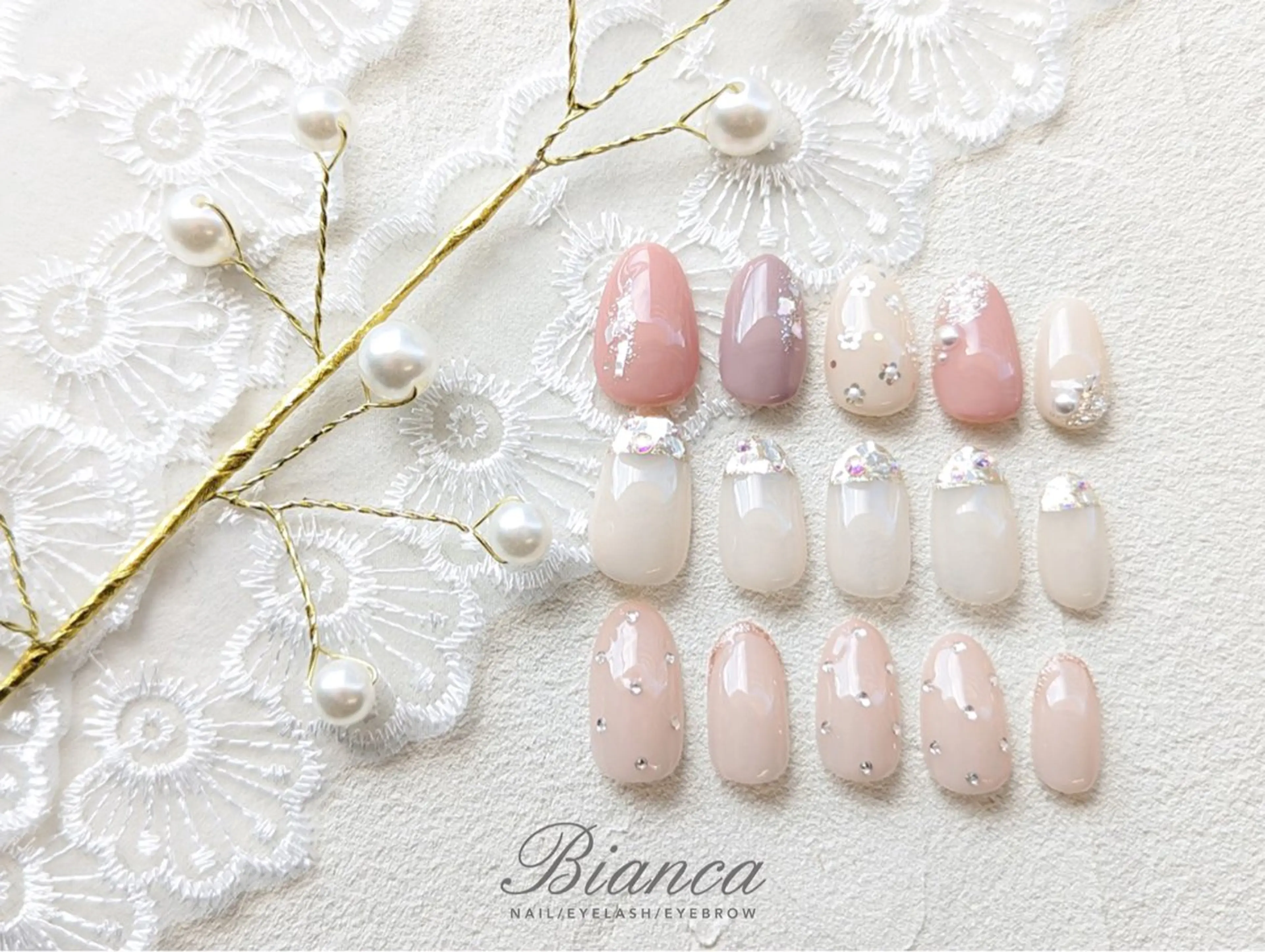 ネイル ハンドネイル Bianca🦋 AIRAのネイルデザイン