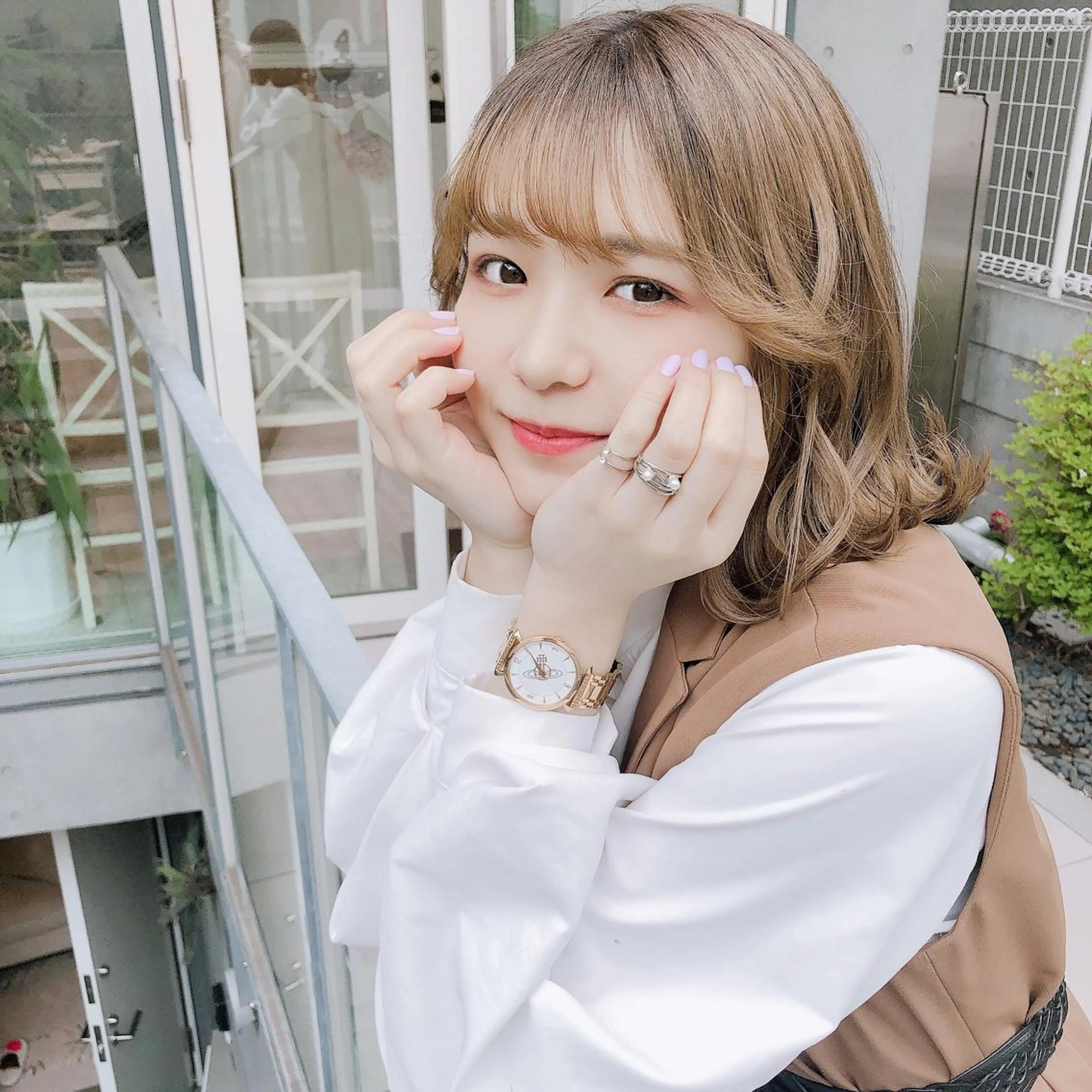 ミディアム カラー 瀬畑 拓海のヘアスタイル