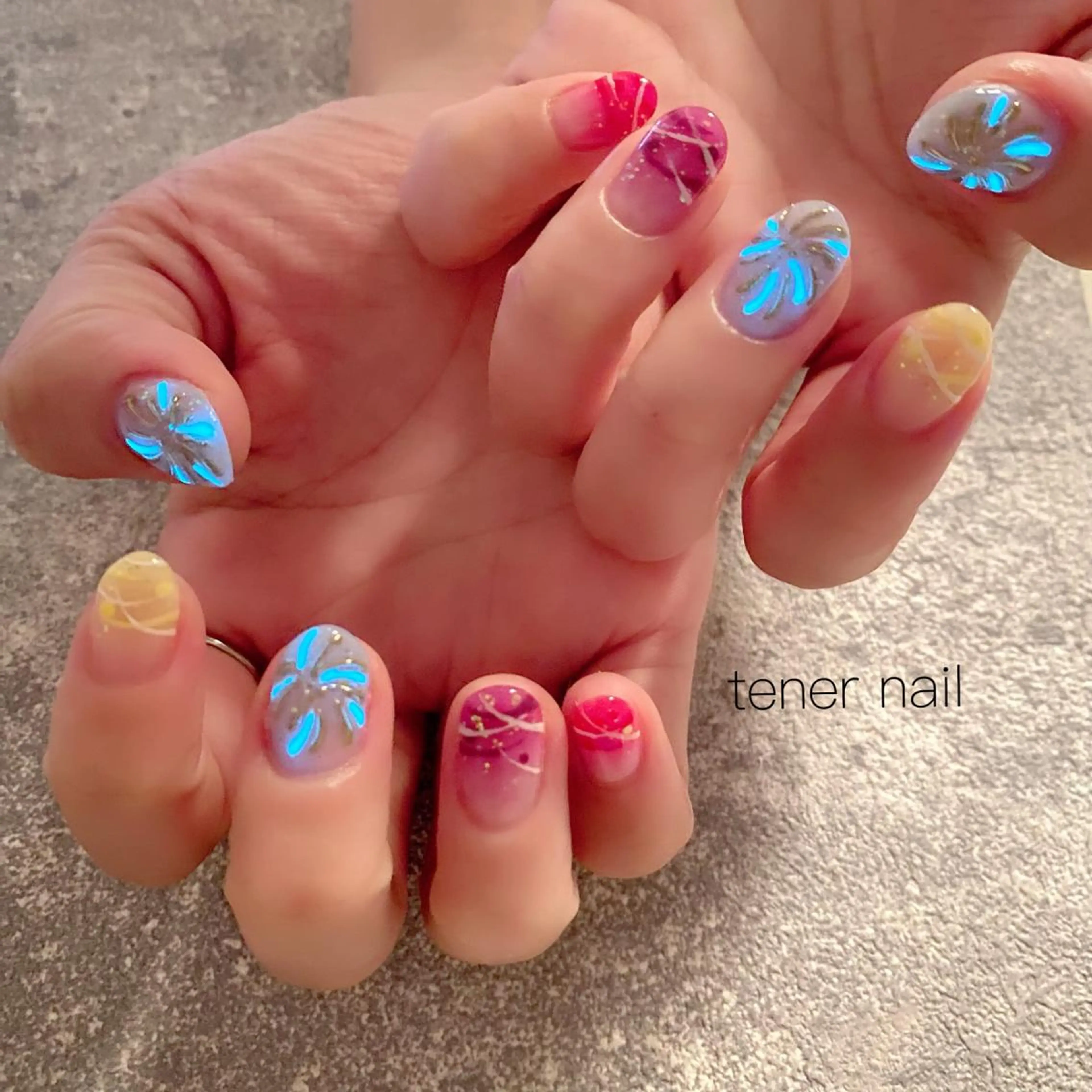 ネイル ヨーヨーネイル tener  nail  テネルネイル所属・テネルネイル tener nailのネイルデザイン