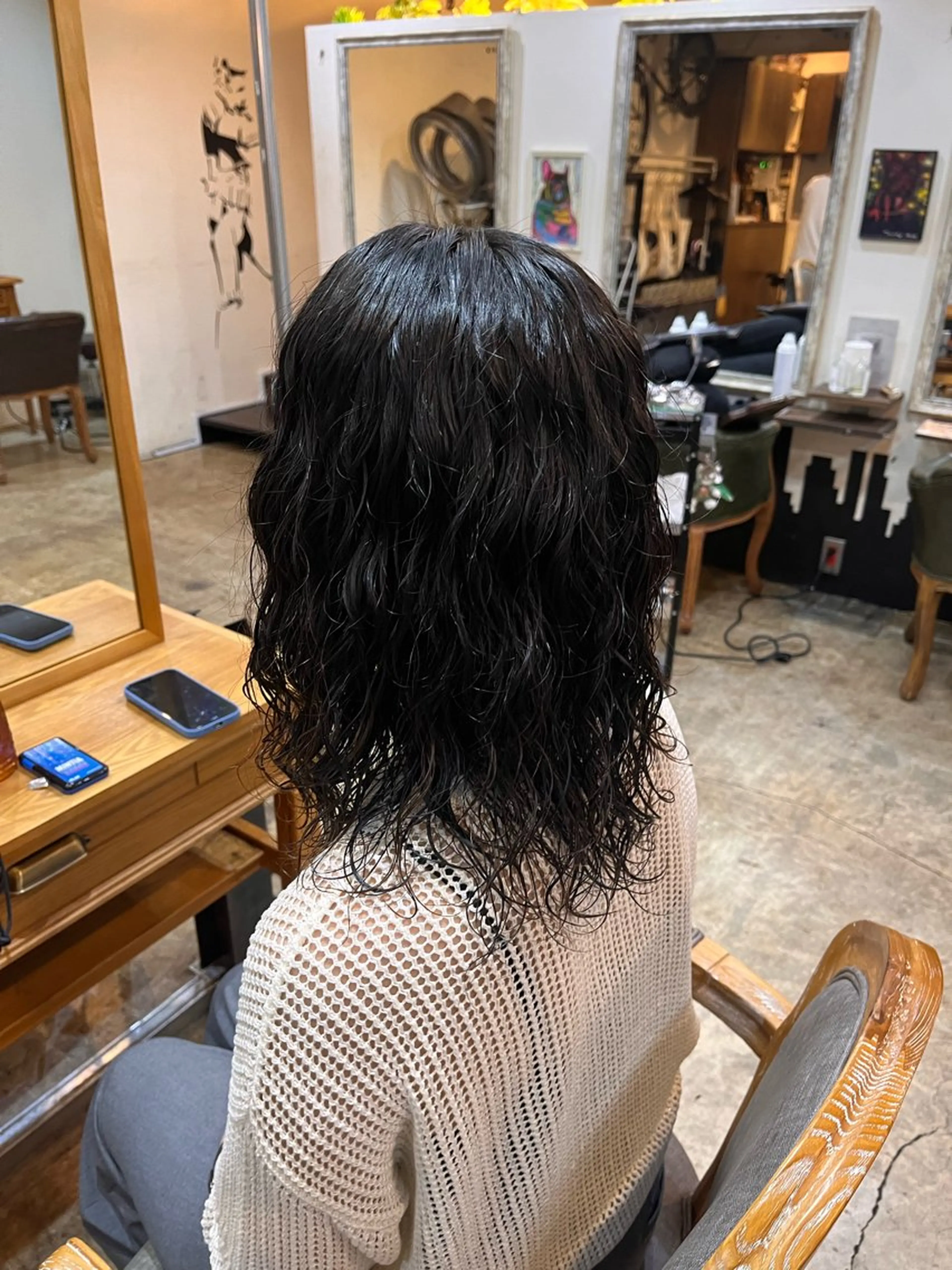 パーマ パーマ トリートメント 松原 樹里のヘアスタイル