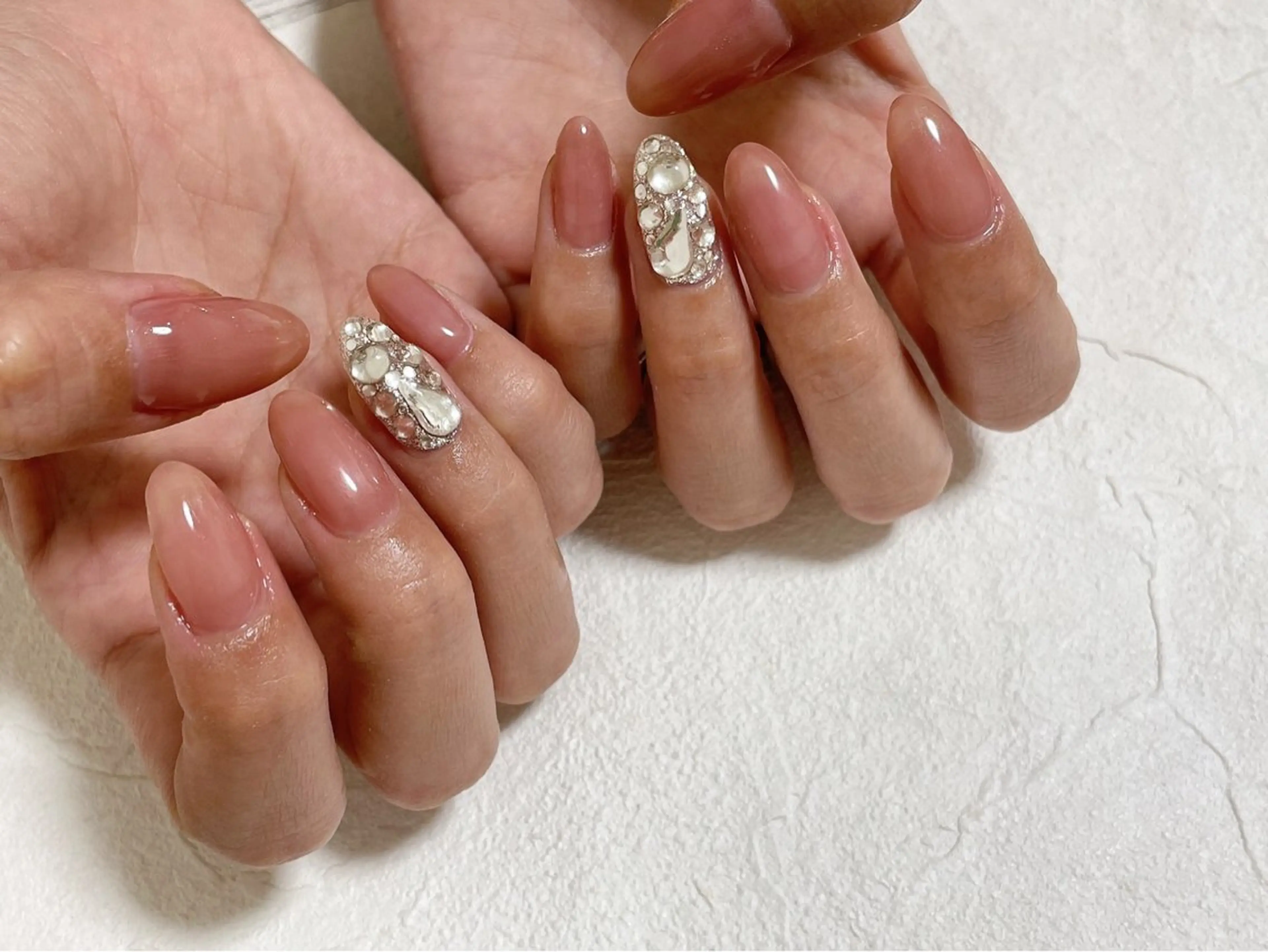 ネイル ジェルネイル 卒業式 キラキラネイル 韓国ネイル マグネットネイル ハンドネイル kiki nail 二子玉川のネイルデザイン