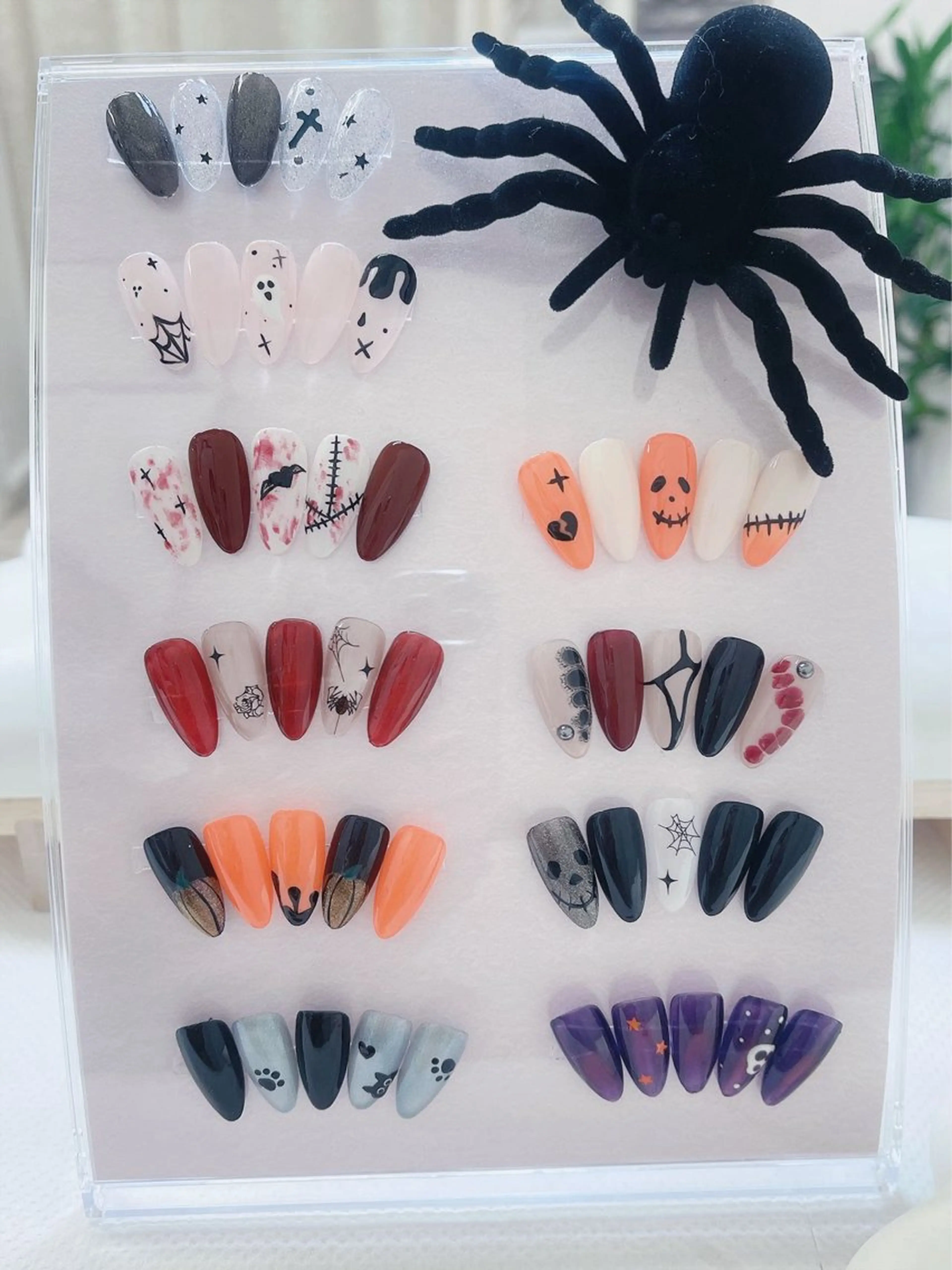 ネイル ハロウィン 陳 rinaのネイルデザイン