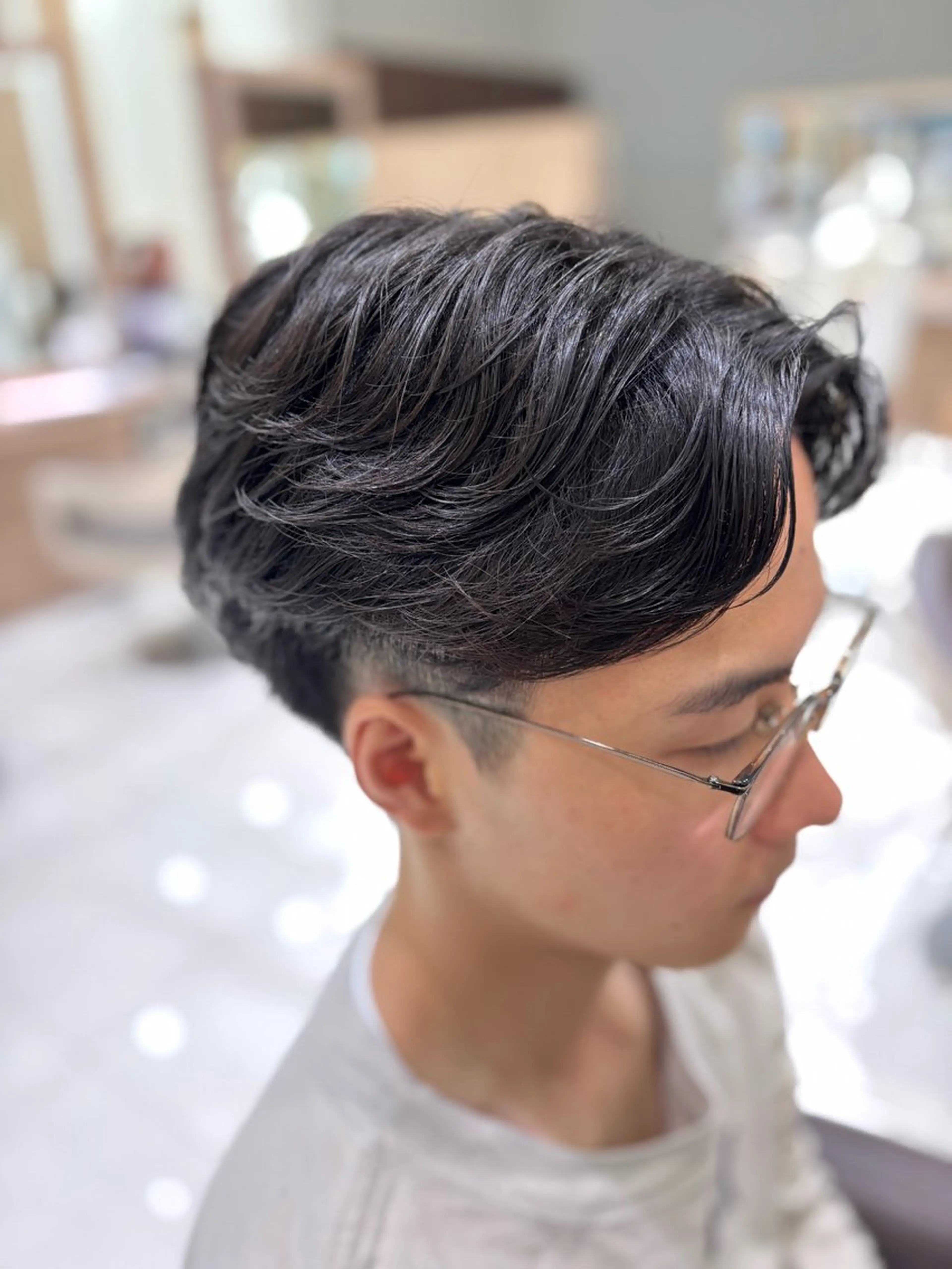 ショート パーマ 🐈‍⬛SARA🎀 メンズ縮毛矯正のヘアスタイル