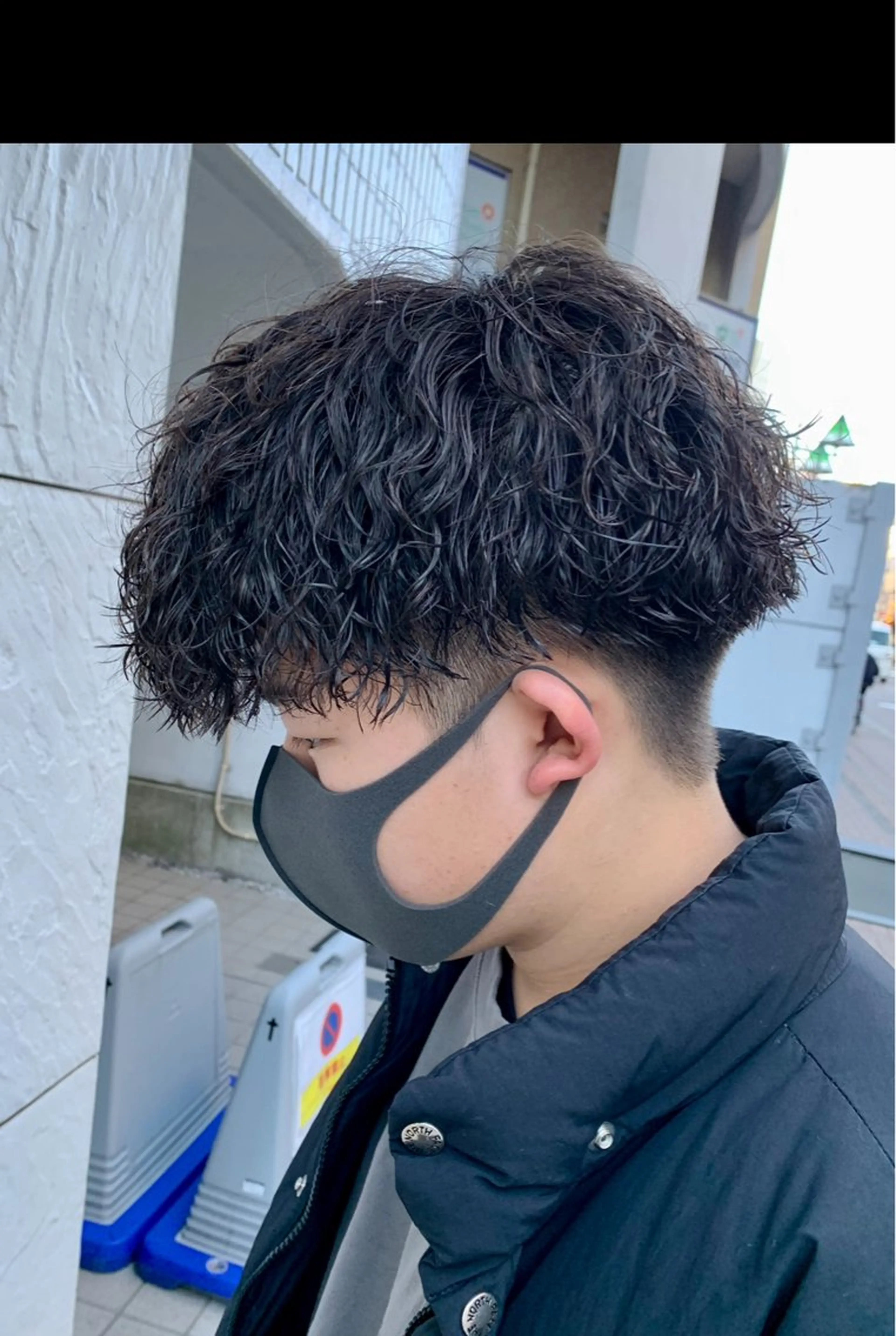 パーマ メンズ カット パーマ トリートメント ヘアセット シャドウパーマ/ メンズ/KENTAのヘアスタイル