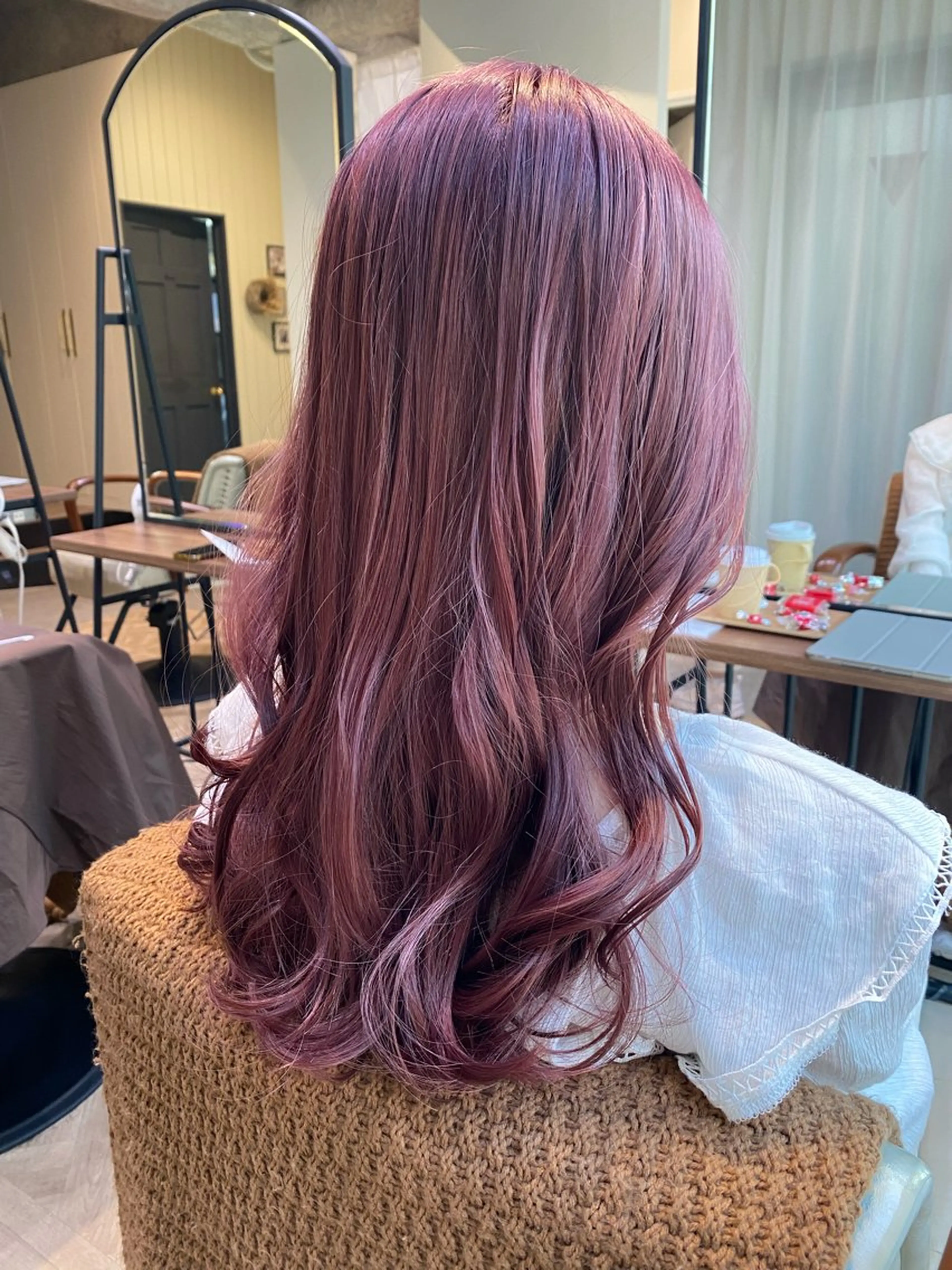 ロング カラー ヘアカラー トリートメント 新宿 / Aujua ｿﾑﾘｴ🫧森田涼介のヘアスタイル