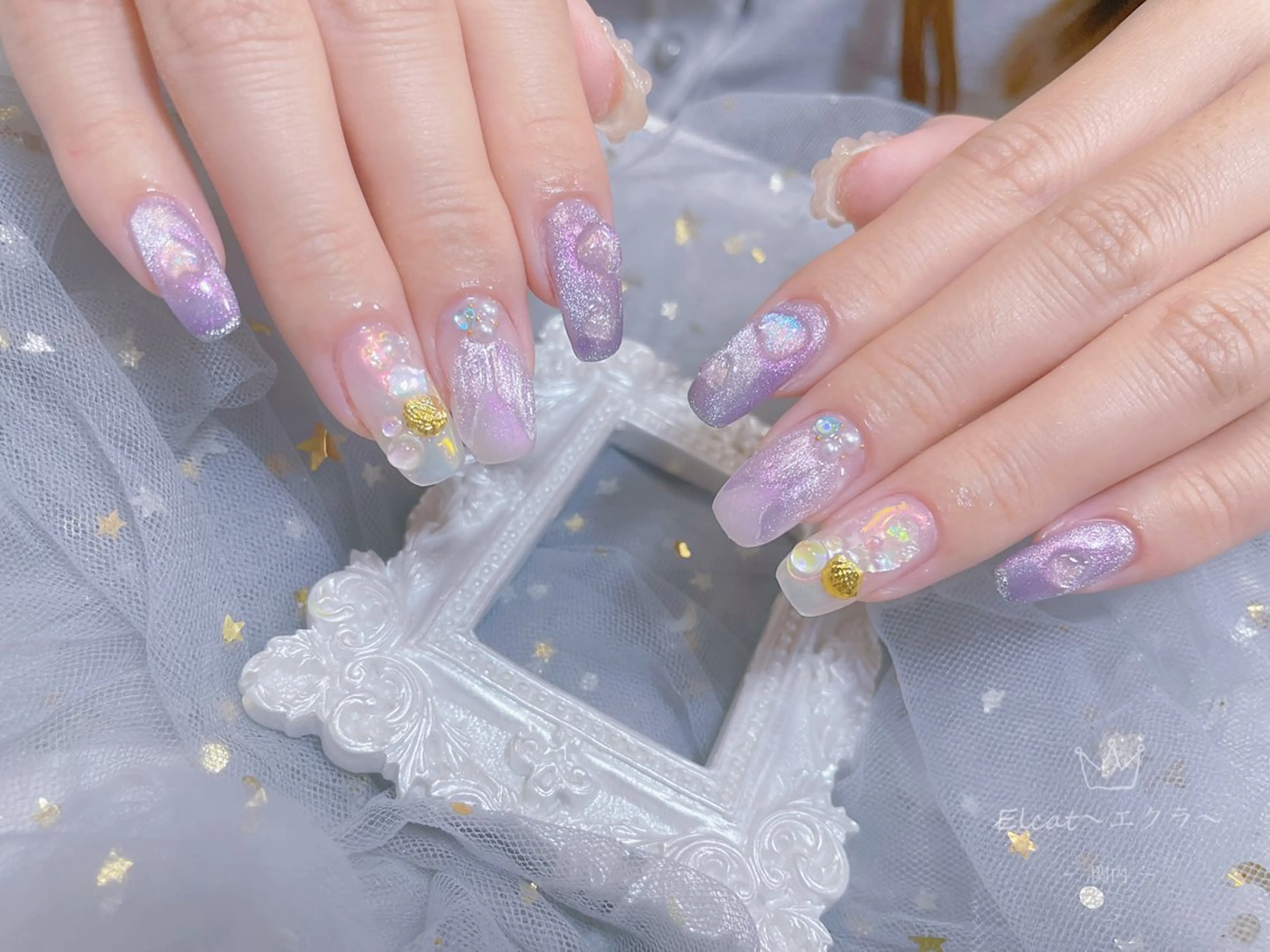 ネイル ハンドネイル ハンドケア ネイルサロンエクラ 🫧Shizukaのネイルデザイン