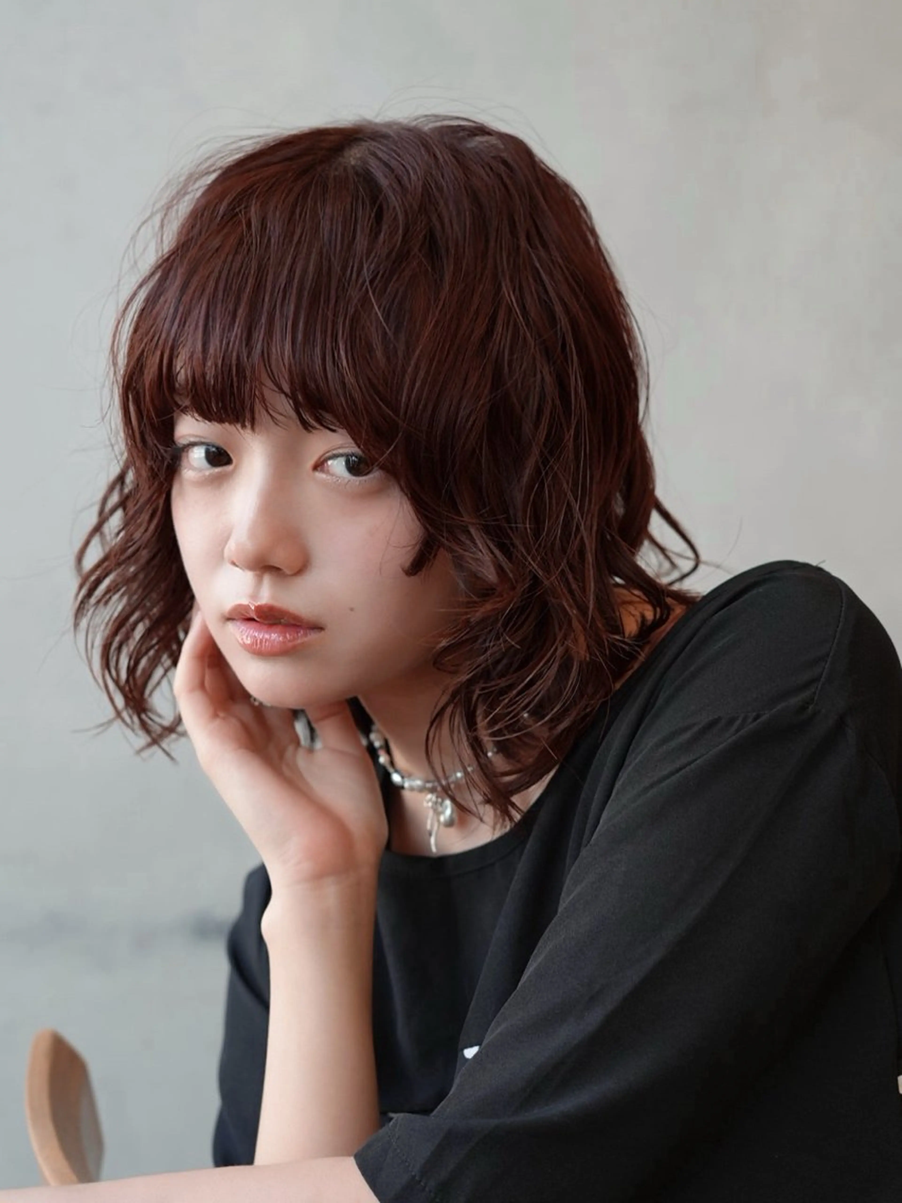 ショート パーマ ボブ 髪質改善カラー Unami 太田英寿のヘアスタイル