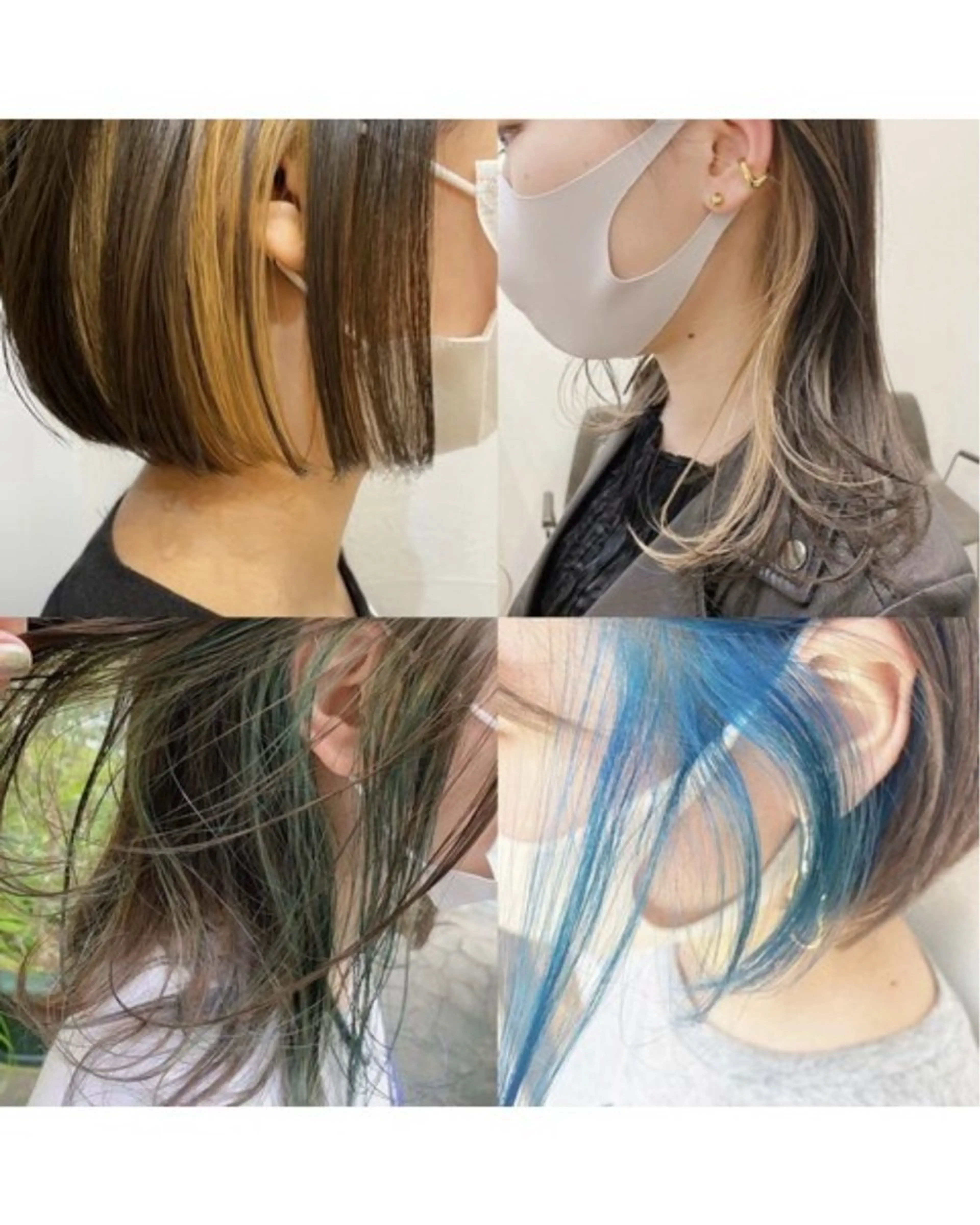 カラー インナーカラー rise /メンズカットのヘアスタイル