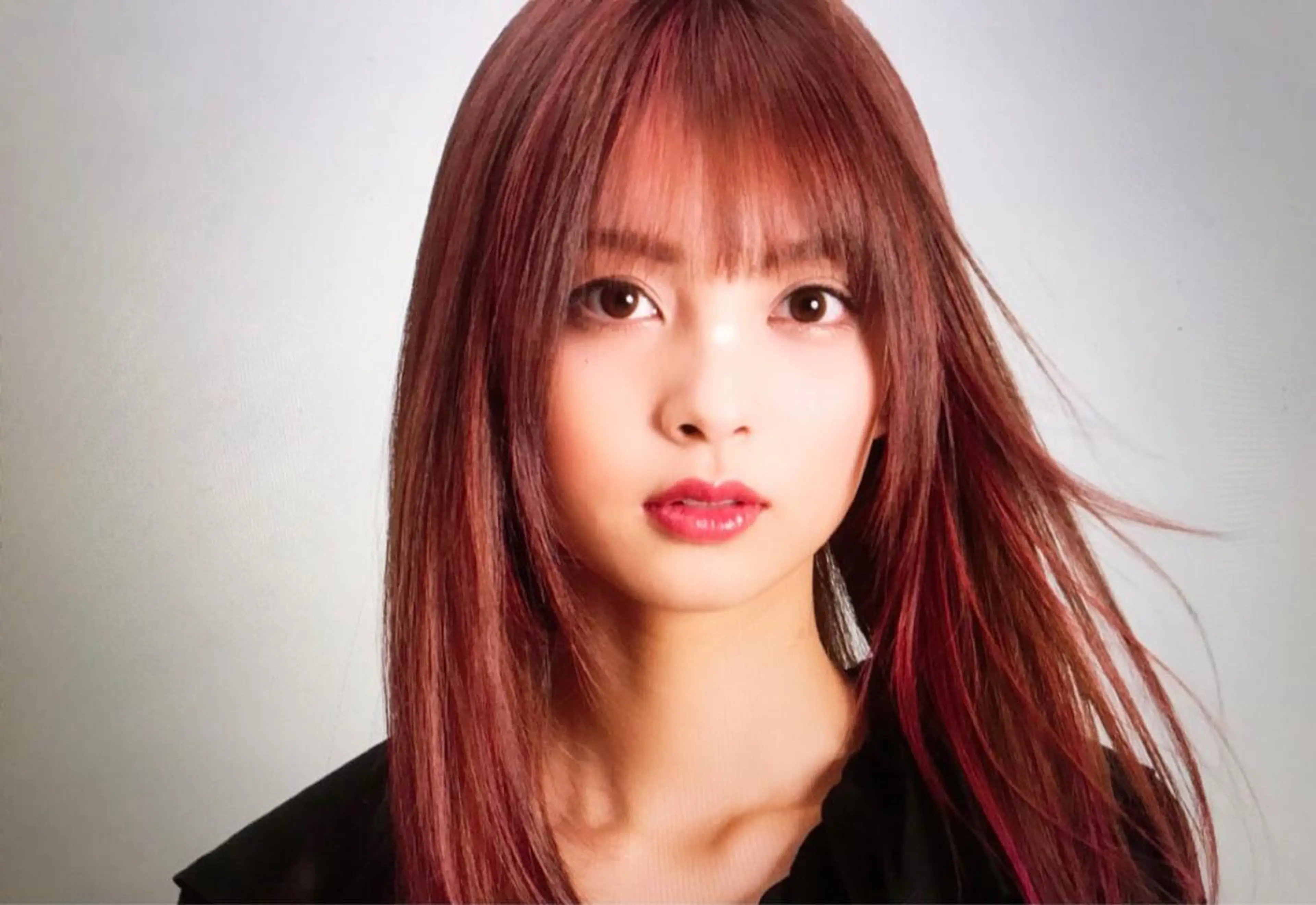 セミロング カラー ピンクカラー little×link 福岡所属・littlelink キタジマのヘアスタイル