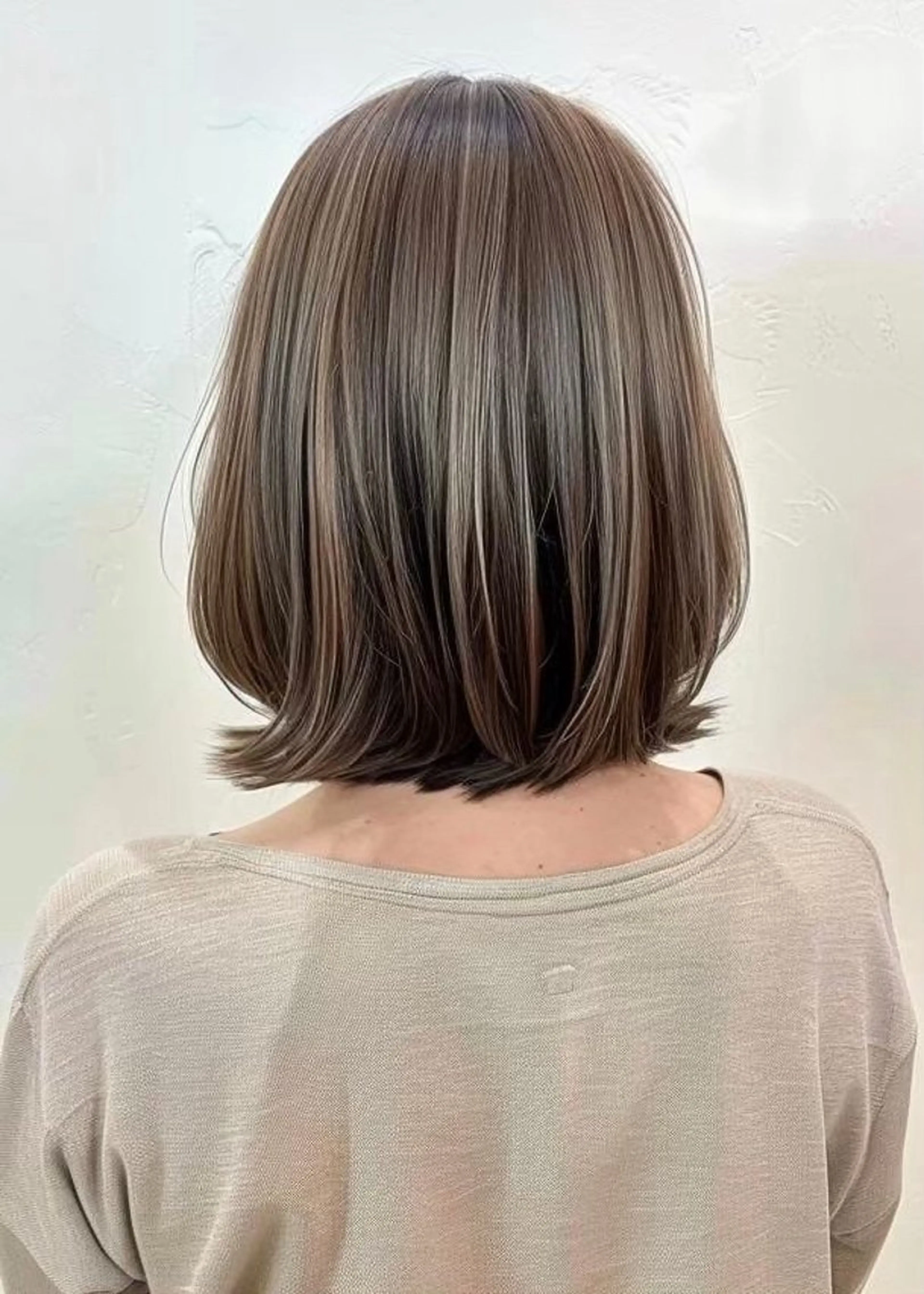 ミディアム ハイライト ヘアカラー ハイライトカラー特 化/表参道/みづきのヘアスタイル