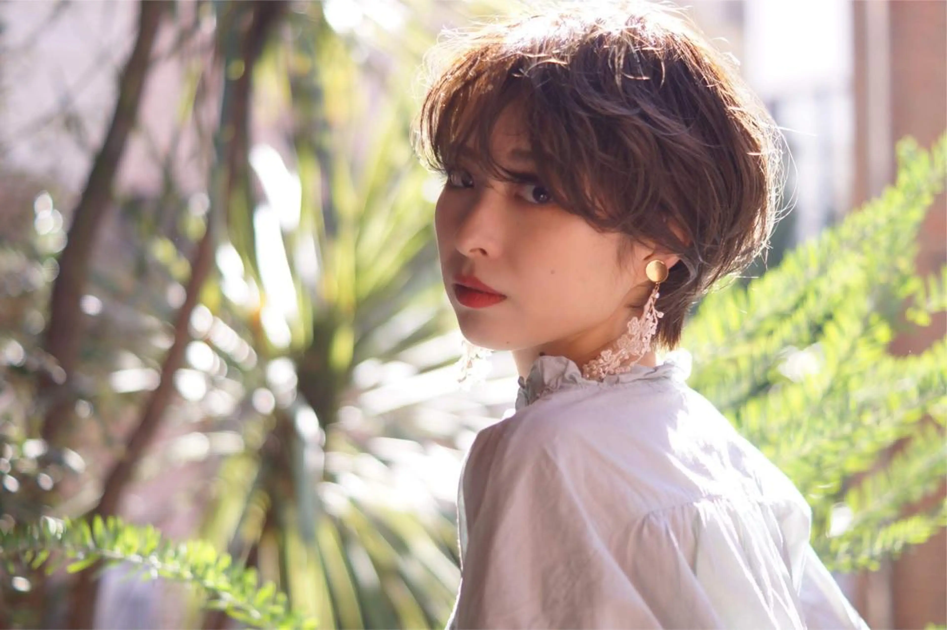 ショート アッシュ 外国人風カラー ハイライト 髪質改善 韓国風ヘア カット ヘアカラー トリートメント hoNua. 栄/透明感カラーのヘアスタイル