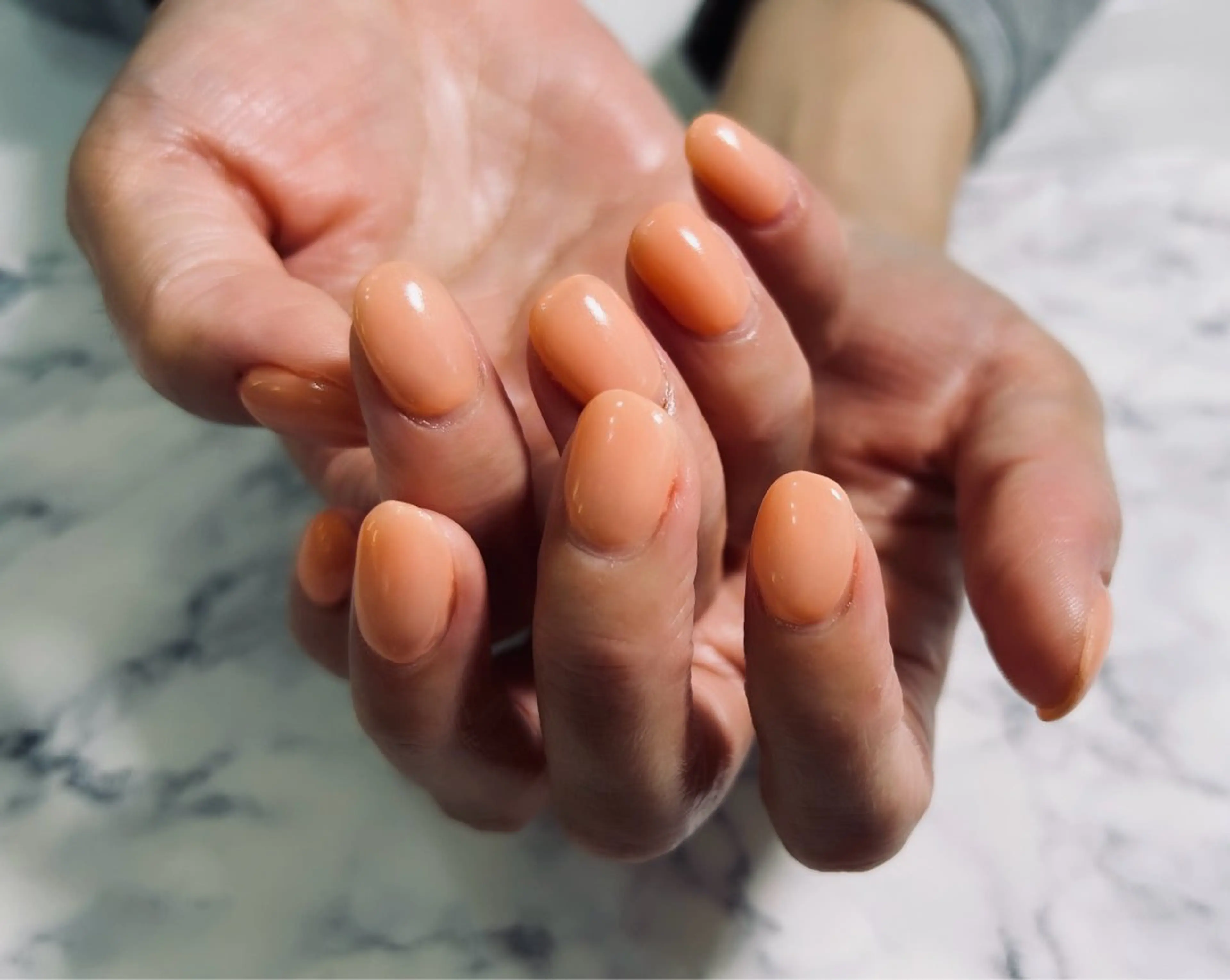 ネイル ジェルネイル ワンカラーネイル ハンドネイル ハンドケア Beauty Salon Plaisir所属・🌺Plaisir Kasumi Jr.のネイルデザイン