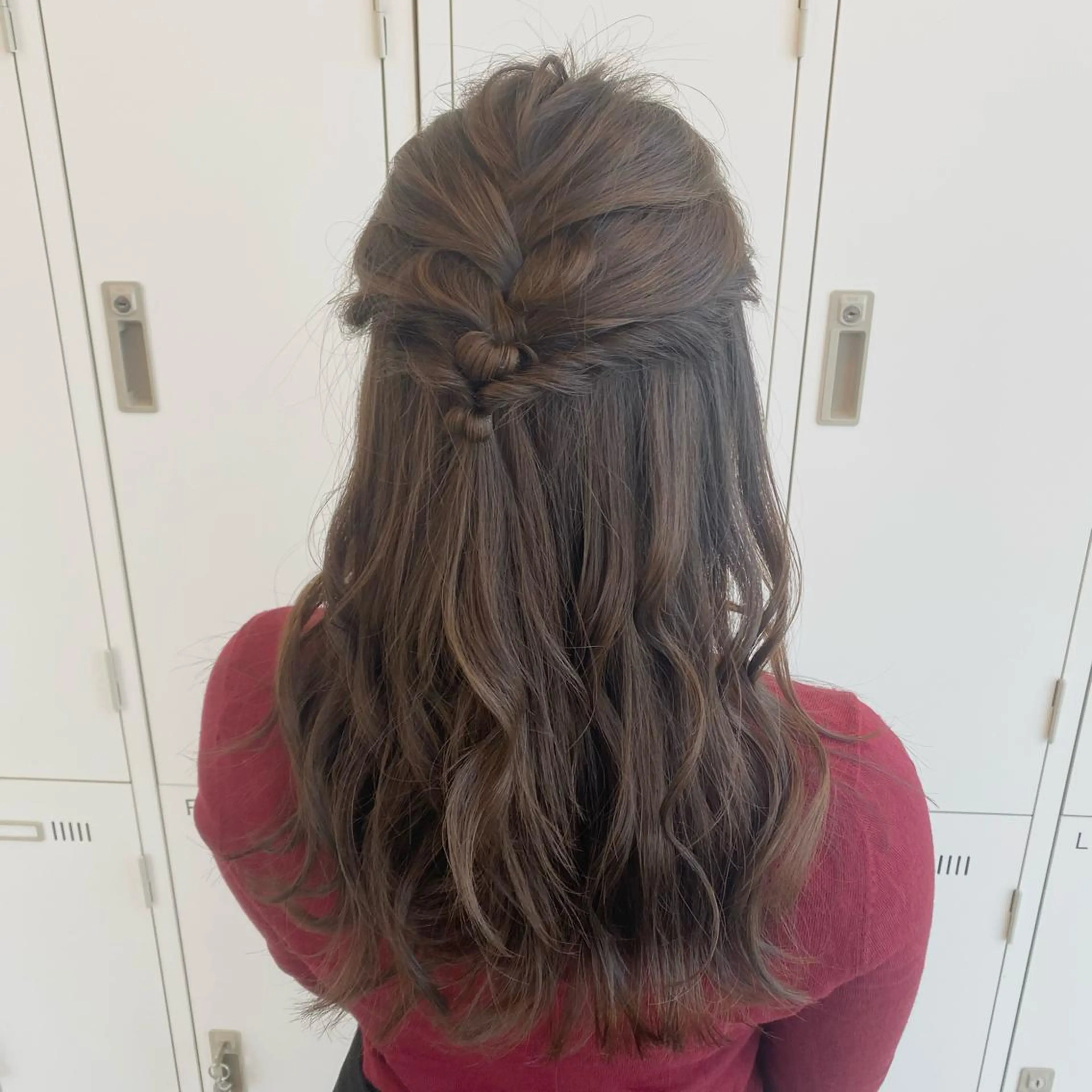 ロング カラー ヘアアレンジ カット ヘアカラー トリートメント YUNA ユウナのヘアスタイル