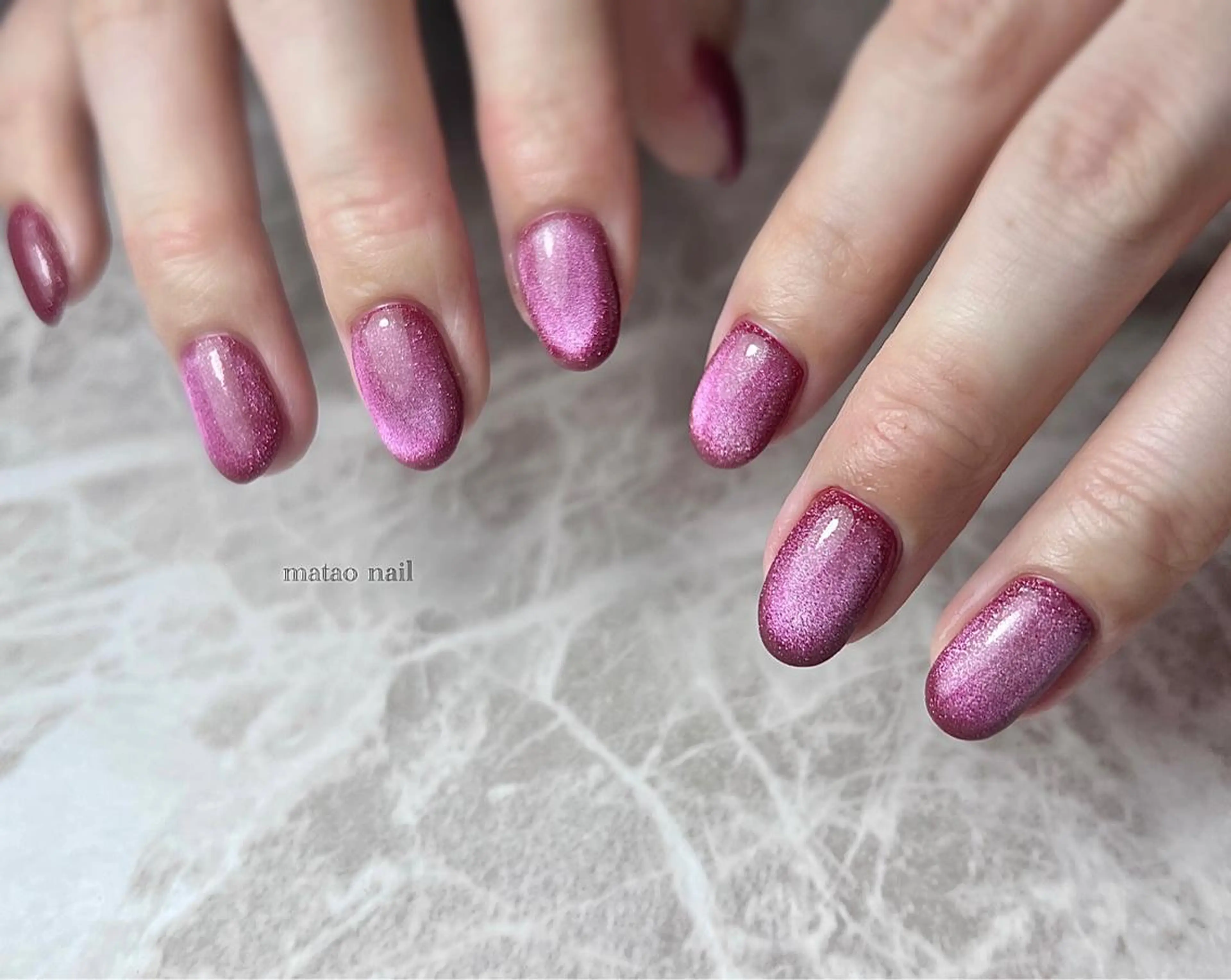 ネイル マグネットネイル ハンドネイル フットネイル matao nailのネイルデザイン