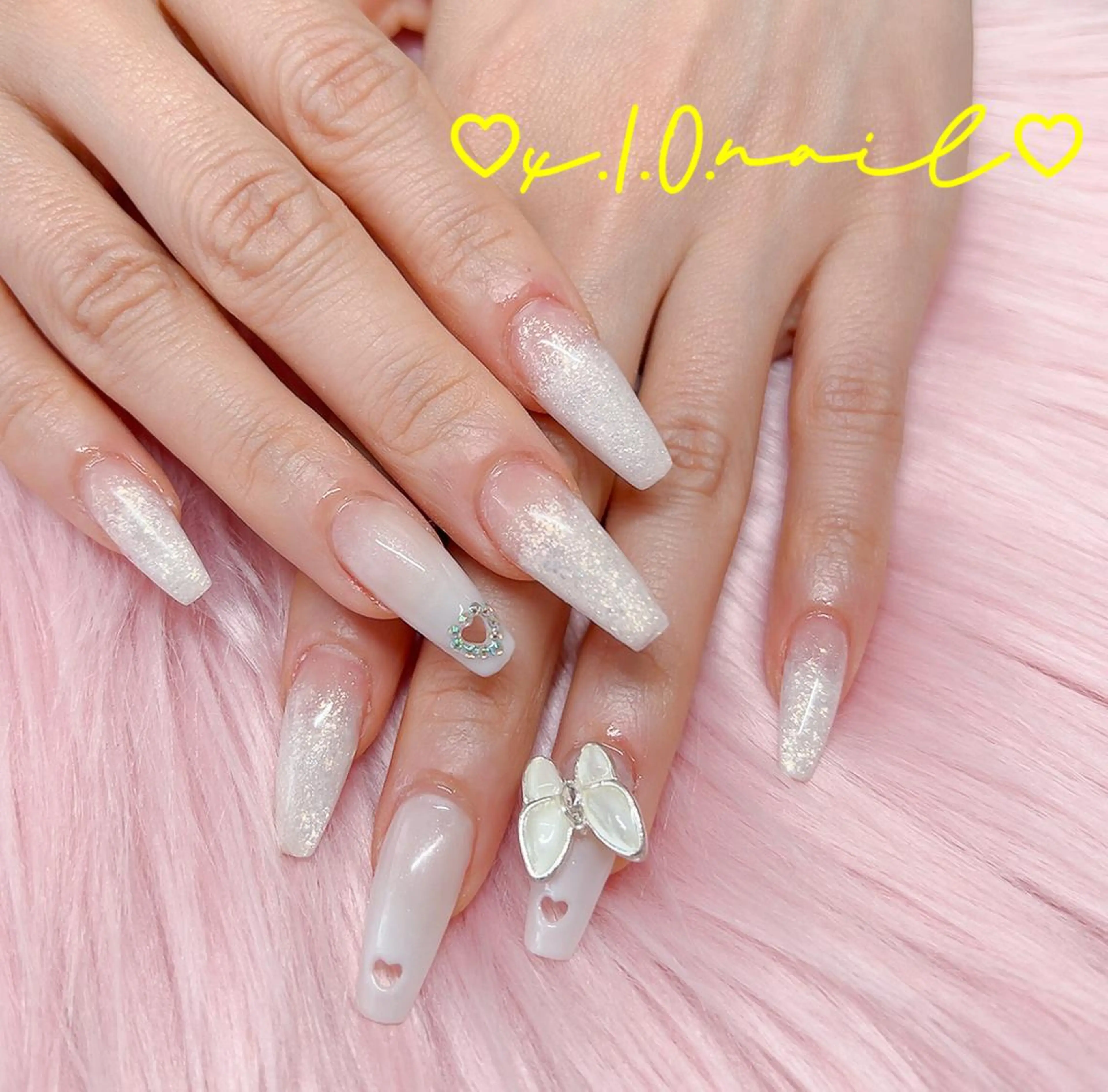 ネイル アニマル柄 アートネイル 長さ出し ニュアンスネイル スカルプネイル ハンドネイル x.1.0.nail ♡Cのネイルデザイン