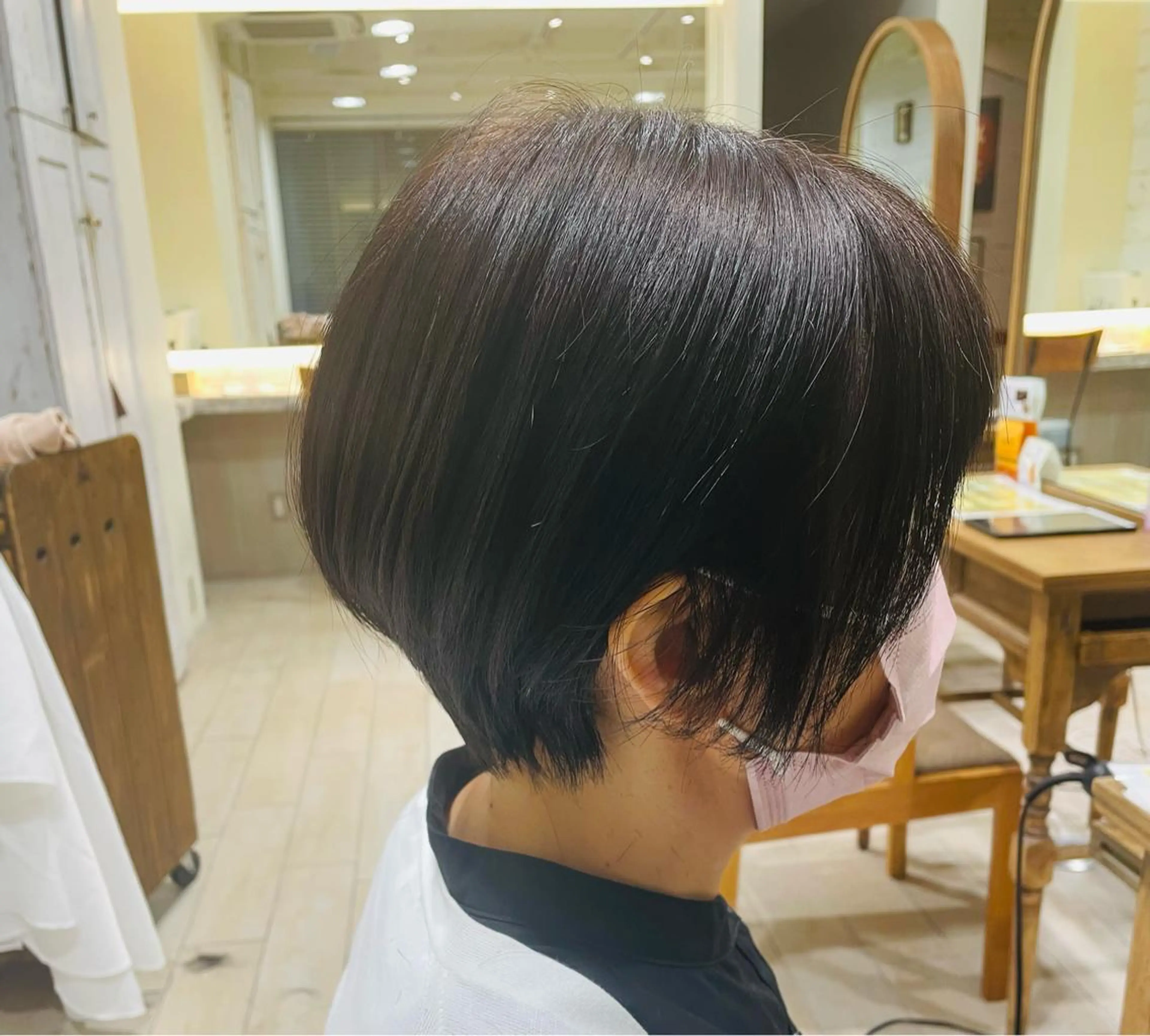 ショート カット パーマ すげ さやかのヘアスタイル