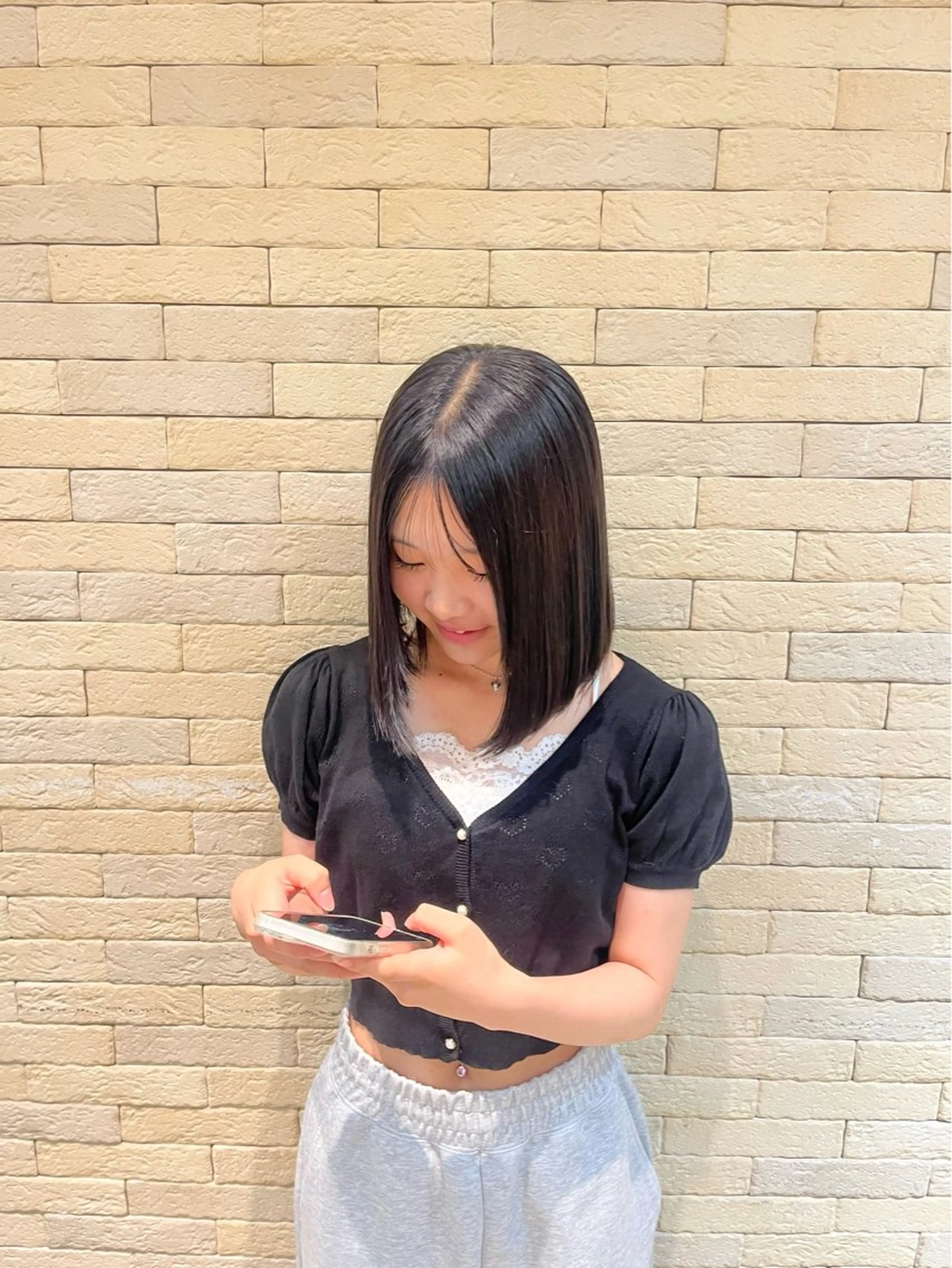 ミディアム みゆ/カラー モデル募集中🎀🤍のヘアスタイル
