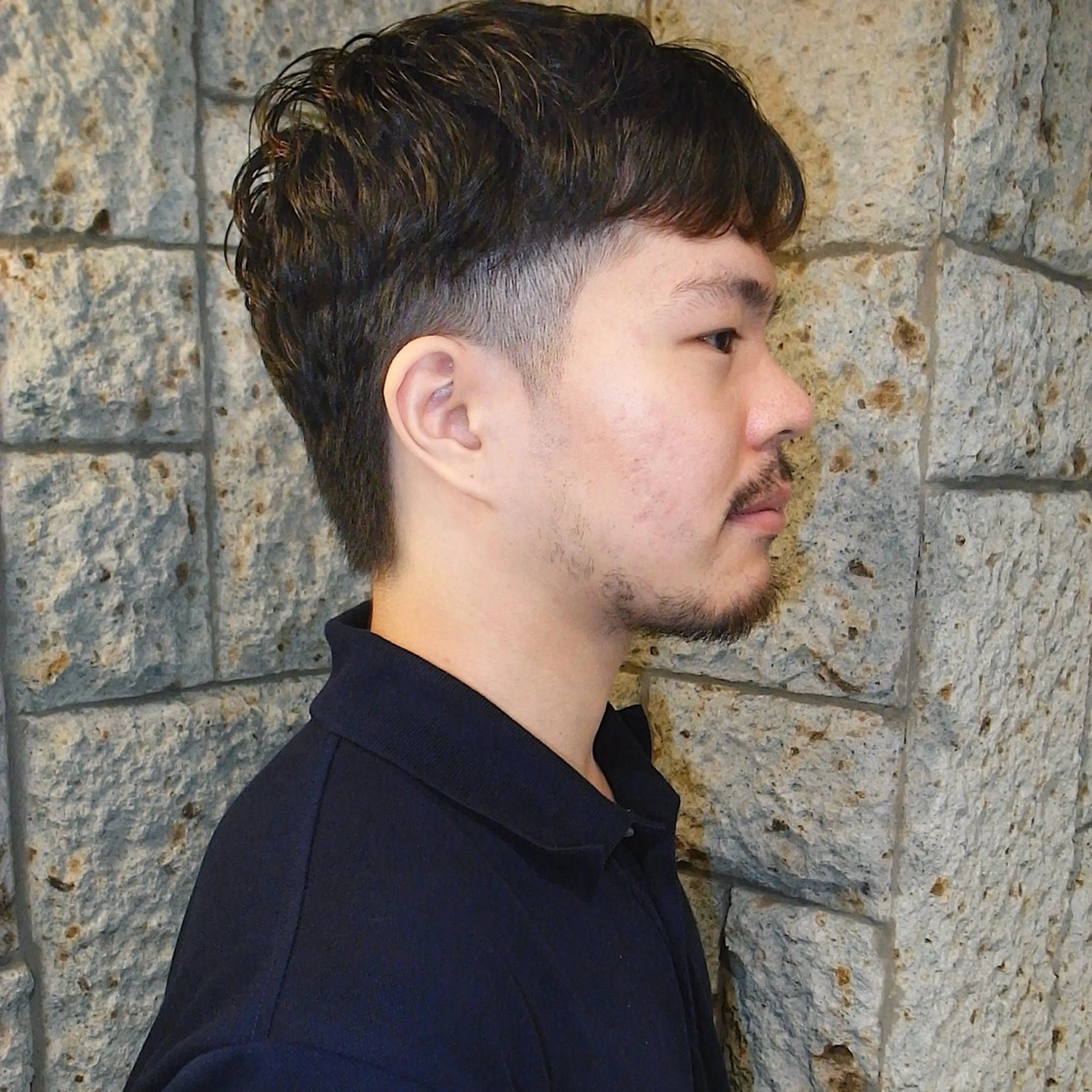 【メンズ】パーマ+カット+systemTRの写真