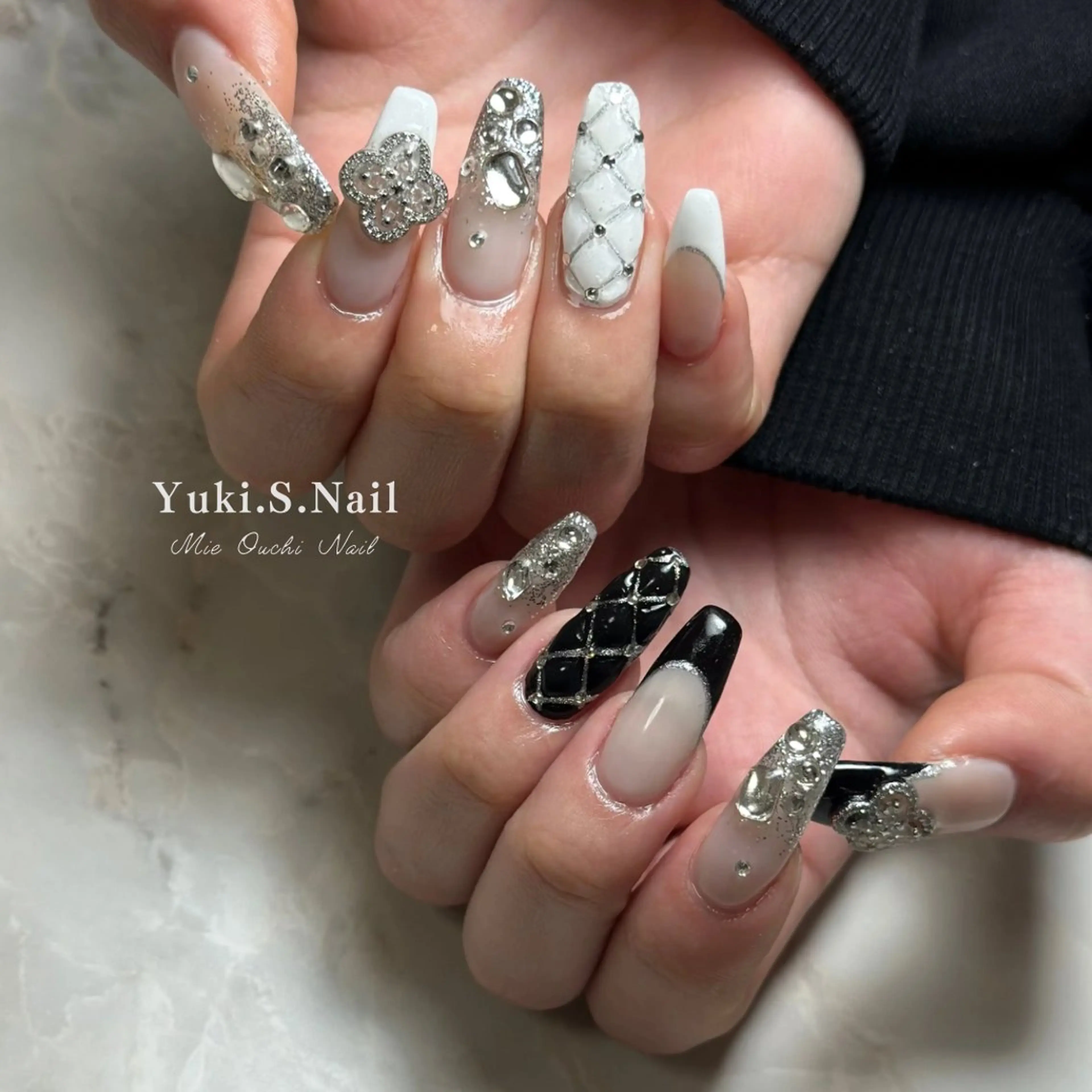 ロング ハンドネイル Yuki S.Nailのネイルデザイン