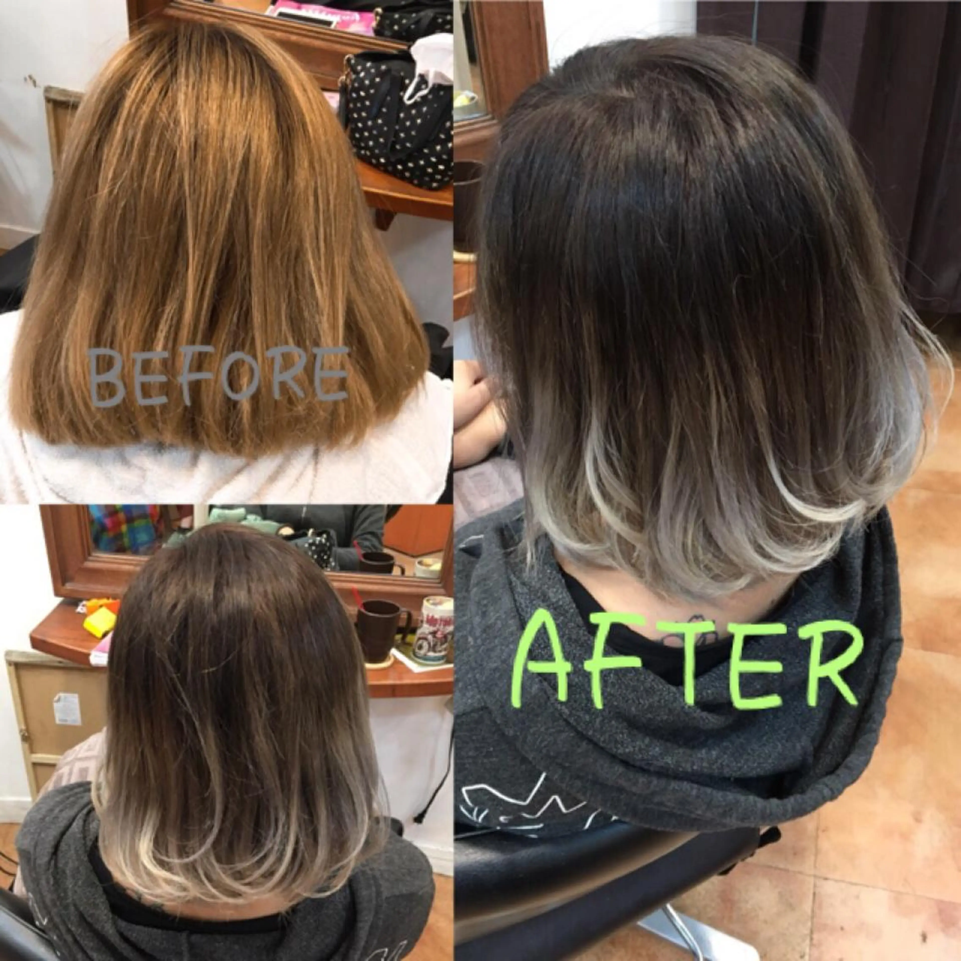 ショート ヘアカラー トリートメント LOCO Ko-kiのヘアスタイル