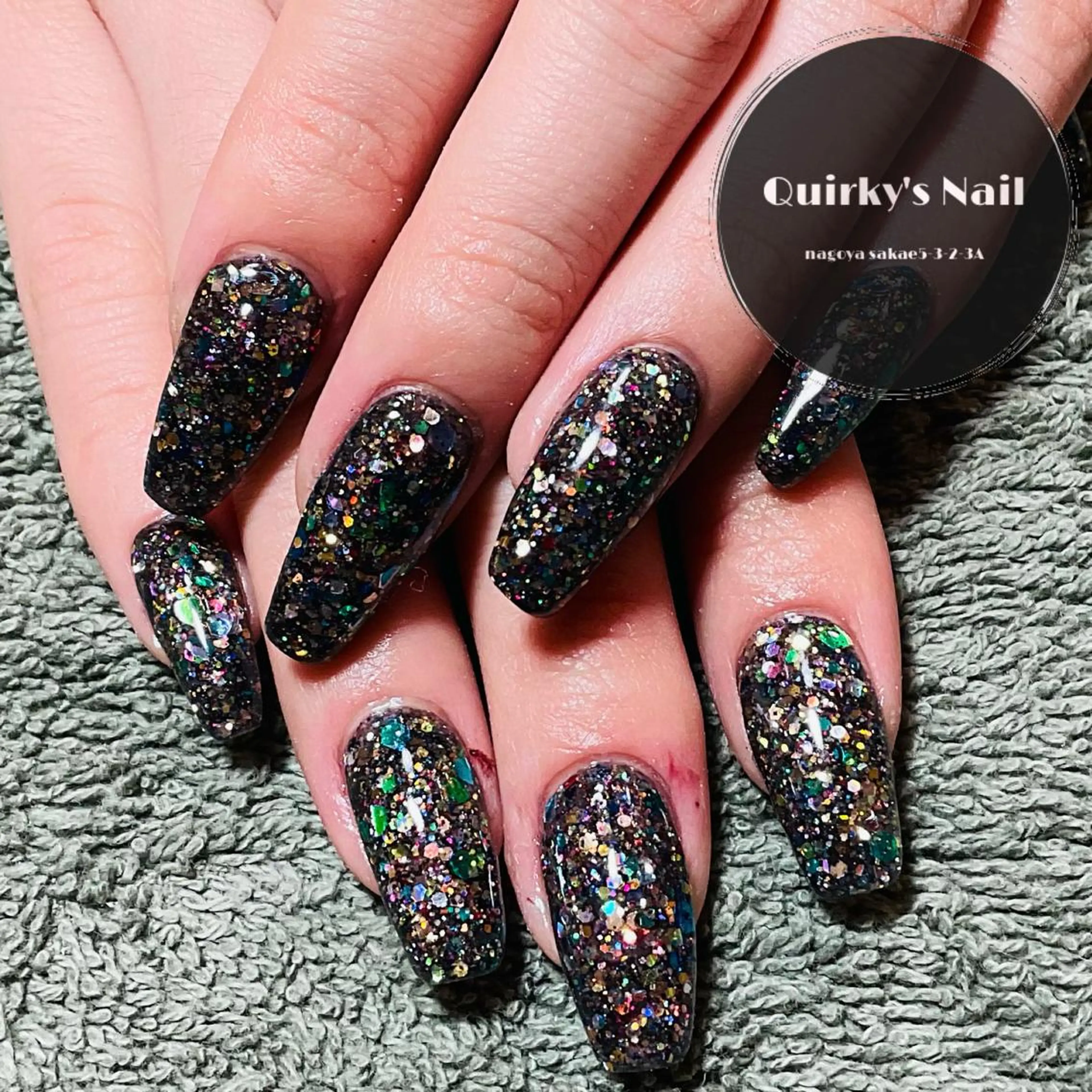 ネイル ラメ(グリッター) Quirky's Nail【栄店】のネイルデザイン