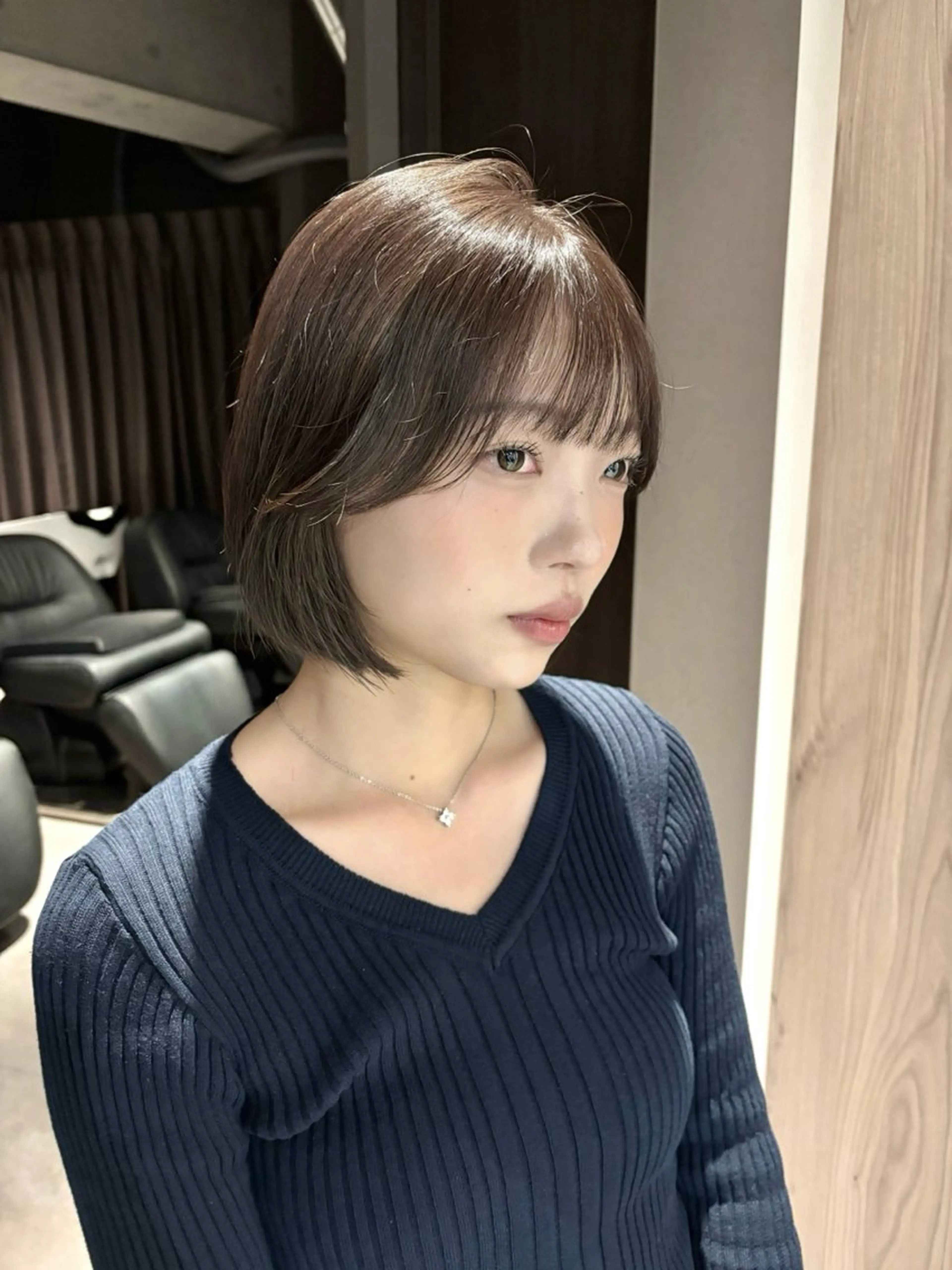 ショート カラー カット ヘアカラー 透明感カラー.似合わ せ🎀amika🎀のヘアスタイル