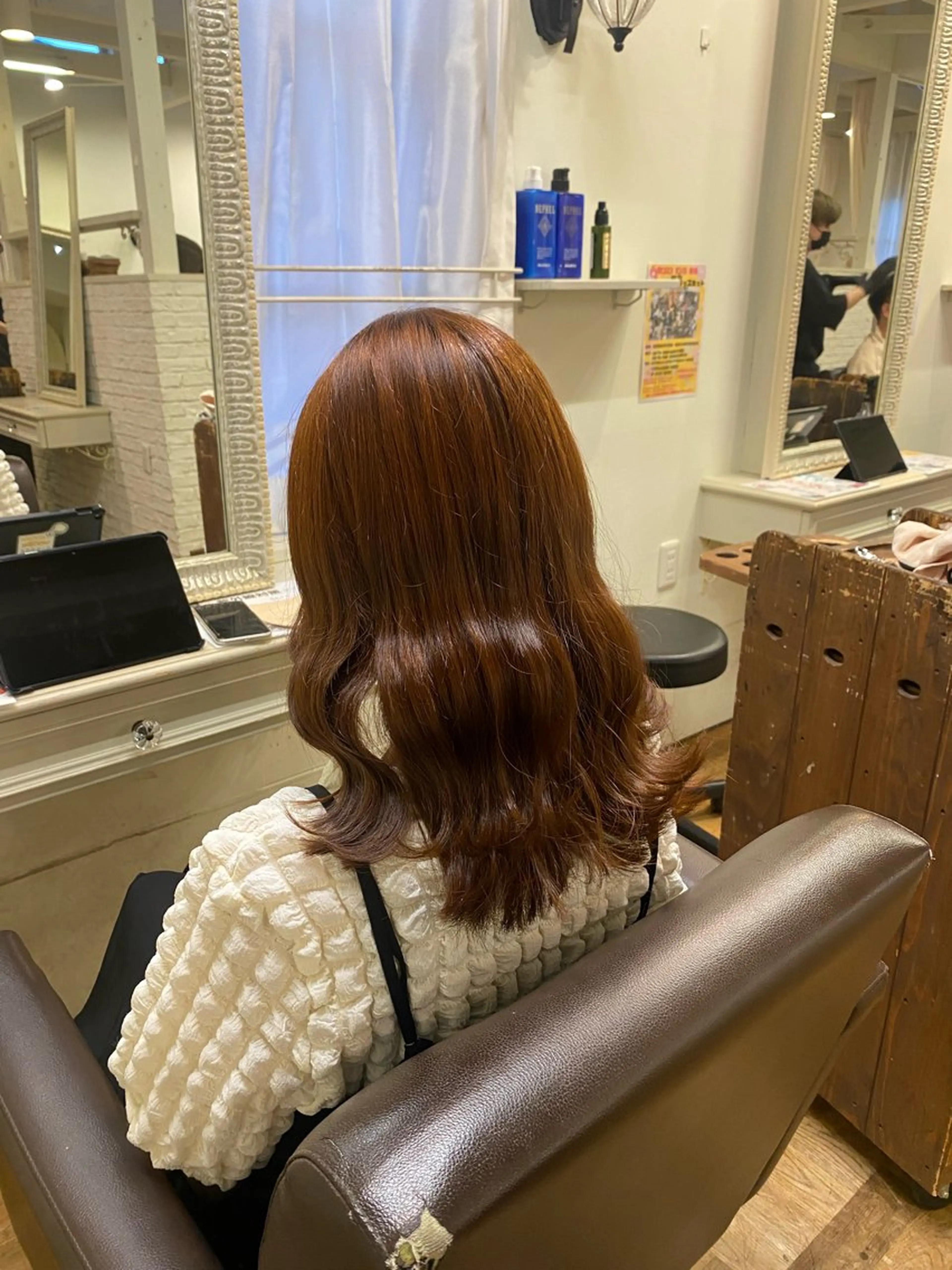 ロング カラー nui 原田美紅のヘアスタイル
